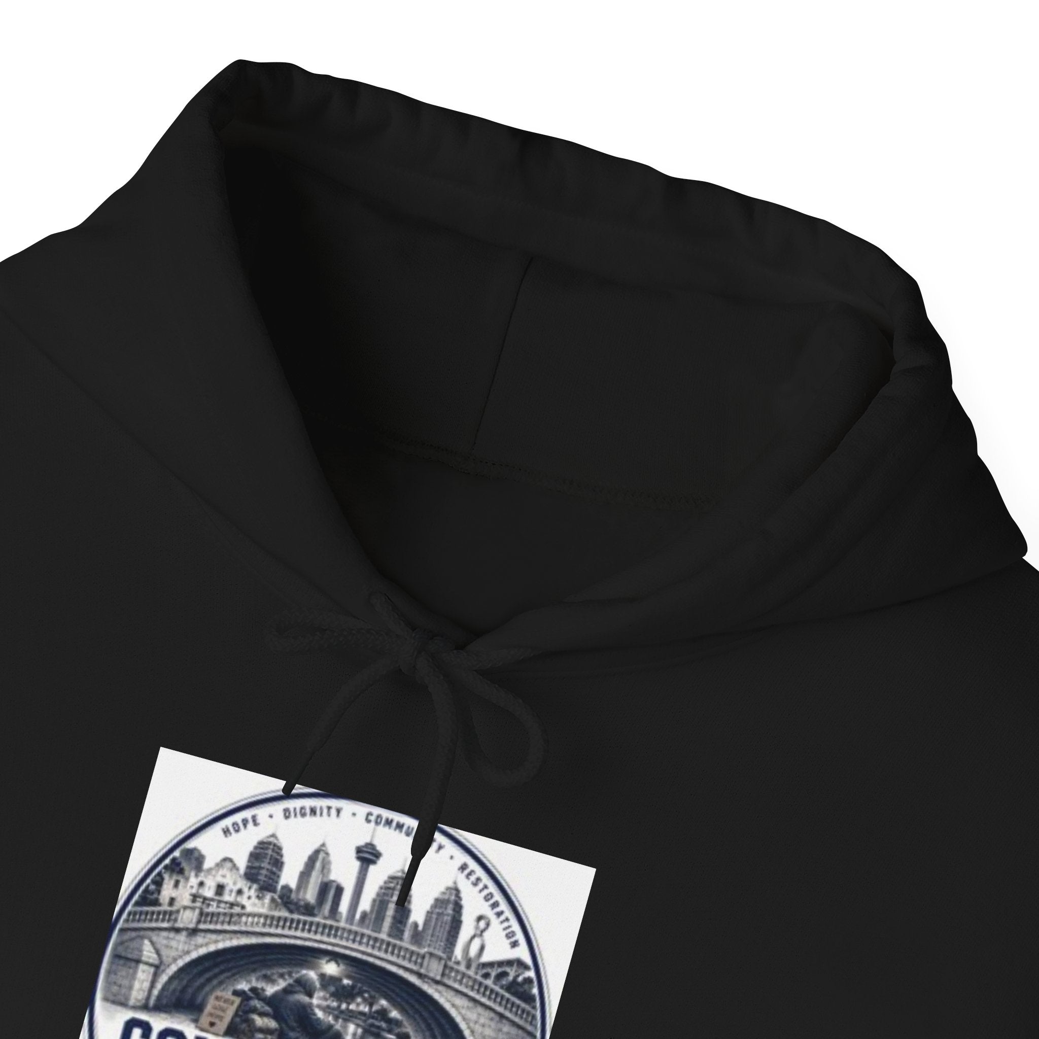 Communities Graphic Hoodie — San Antonio & Alamo Heights Cityscape Hooded Sweatshirt