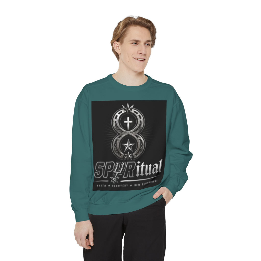 Spiritual Graphic Sweatshirt — 'SPIRITual' Vintage Emblem Crewneck