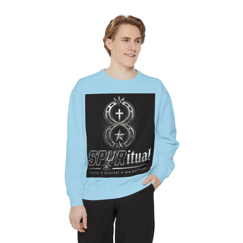 Spiritual Graphic Sweatshirt — 'SPIRITual' Vintage Emblem Crewneck