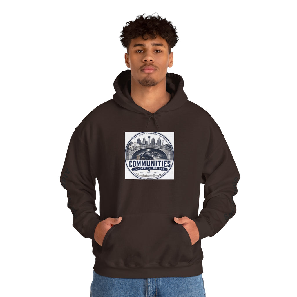 Communities Graphic Hoodie — San Antonio & Alamo Heights Cityscape Hooded Sweatshirt