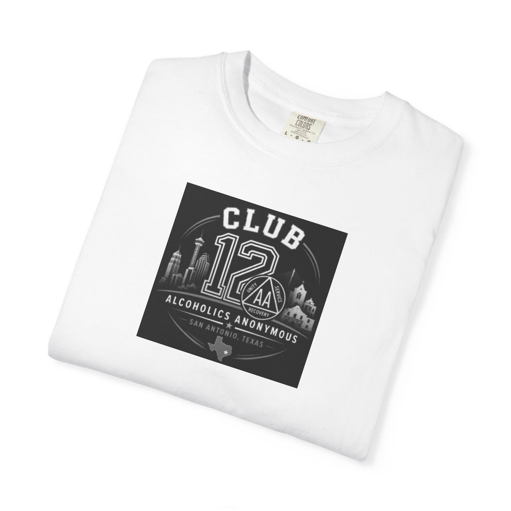 Club 12 Alcoholics Anonymous T-Shirt — AA Recovery Meeting Tee