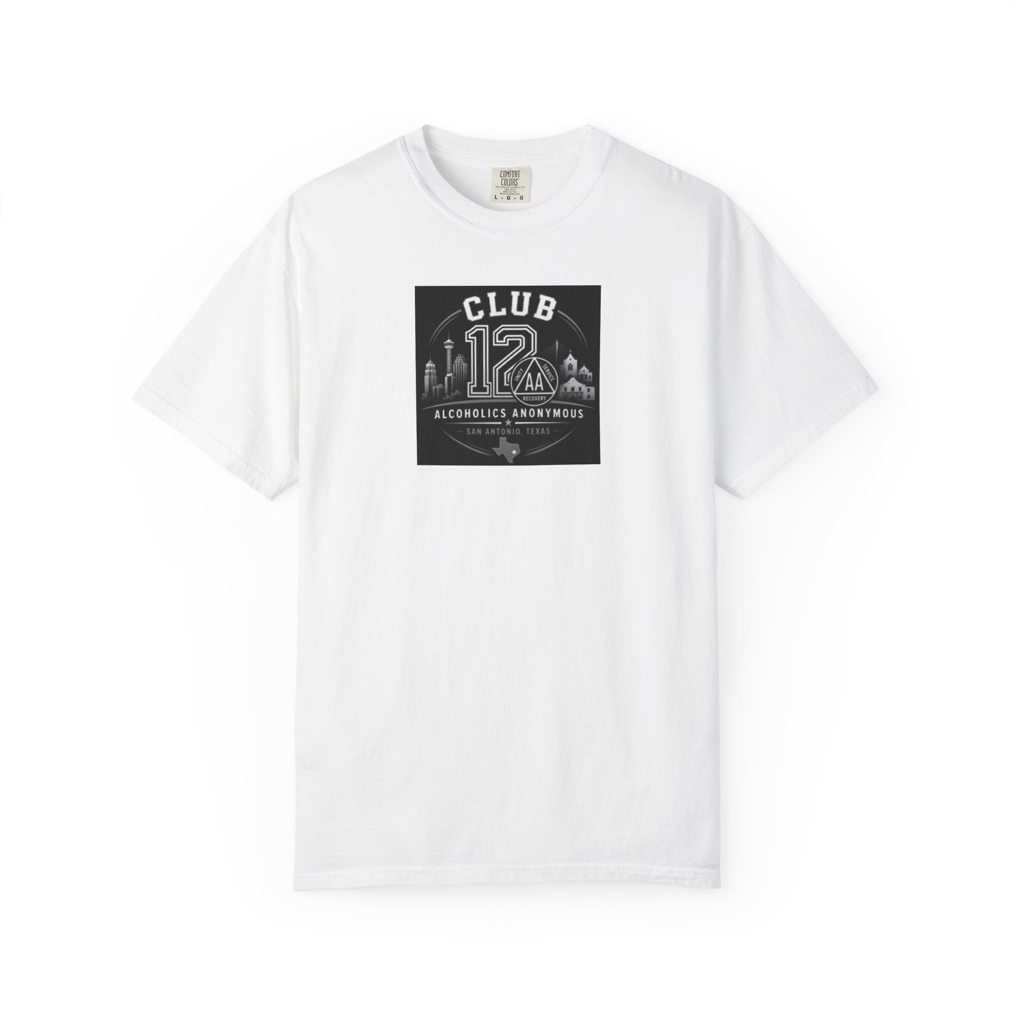 Club 12 Alcoholics Anonymous T-Shirt — AA Recovery Meeting Tee