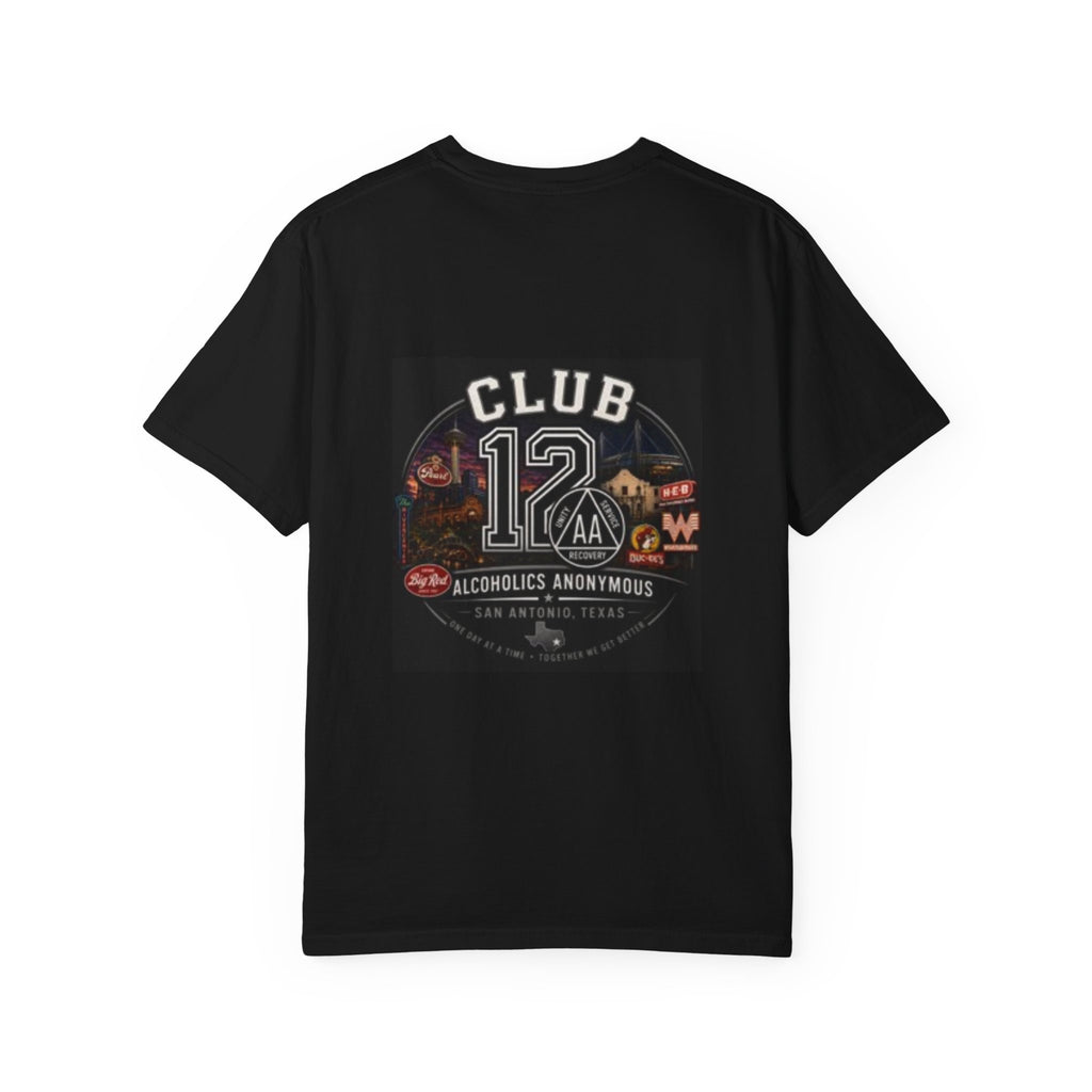 AA Recovery T-Shirt — "Club 12" Anniversary Design