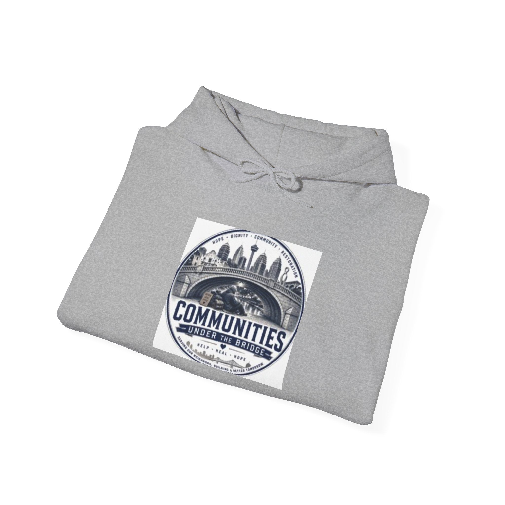 Communities Graphic Hoodie — San Antonio & Alamo Heights Cityscape Hooded Sweatshirt