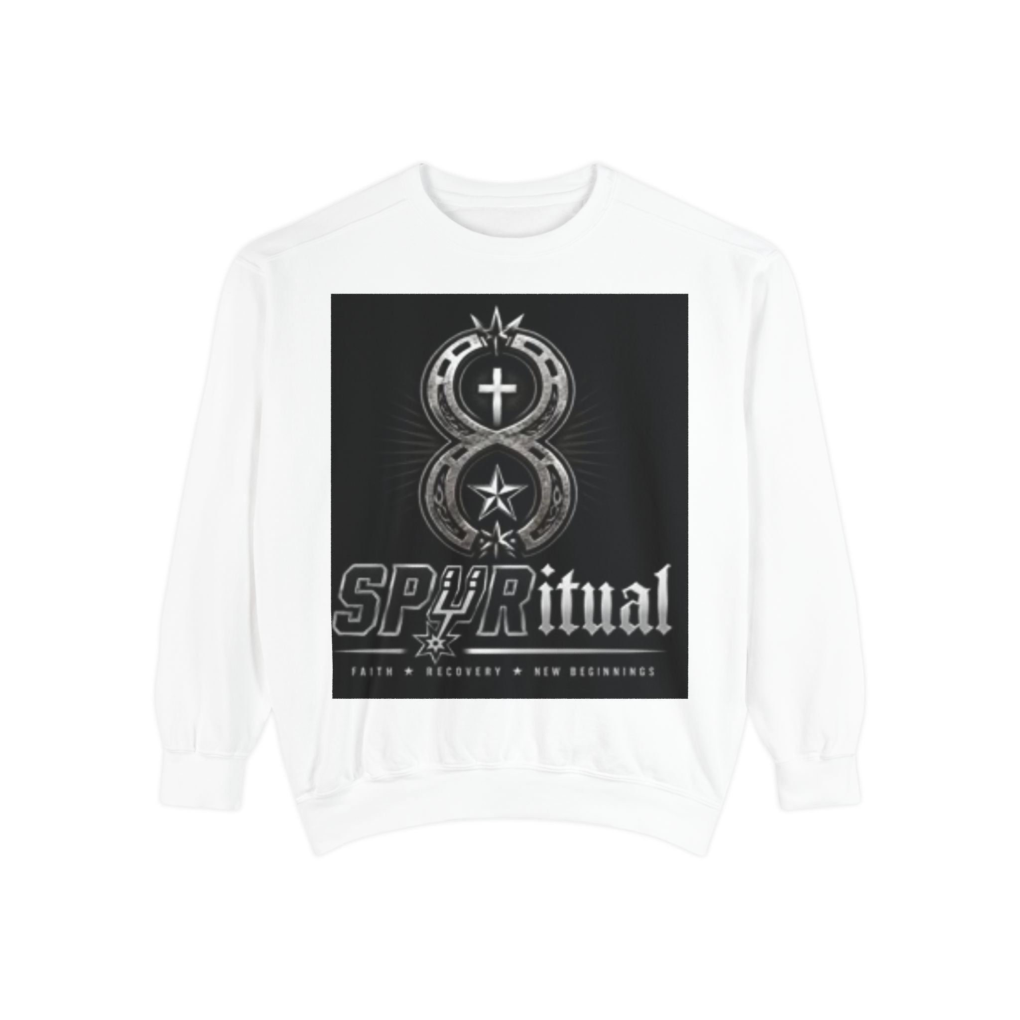 Spiritual Graphic Sweatshirt — 'SPIRITual' Vintage Emblem Crewneck