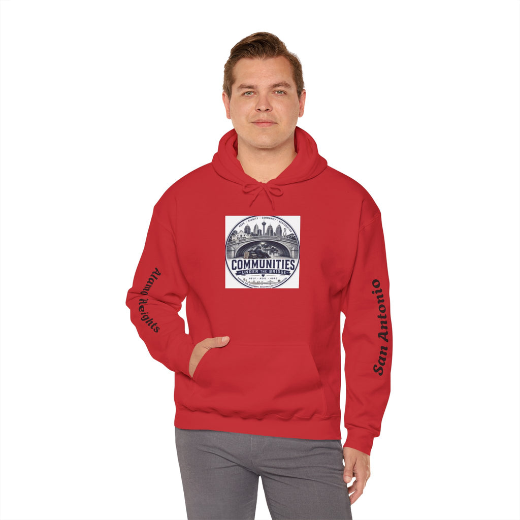 Communities Graphic Hoodie — San Antonio & Alamo Heights Cityscape Hooded Sweatshirt