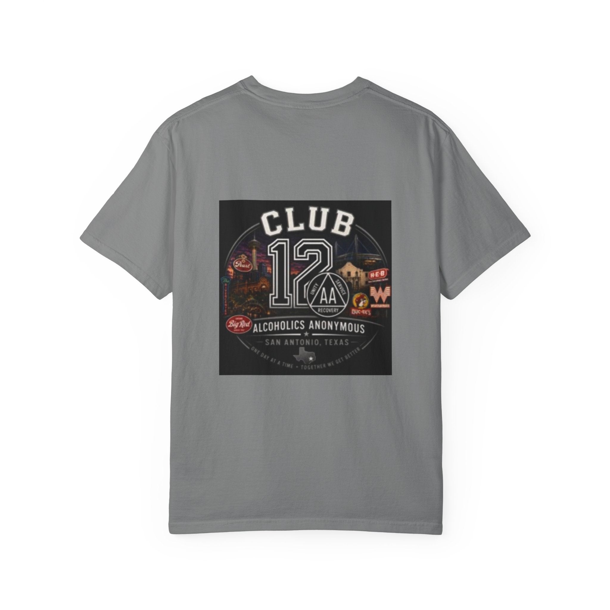 AA Recovery T-Shirt — "Club 12" Anniversary Design
