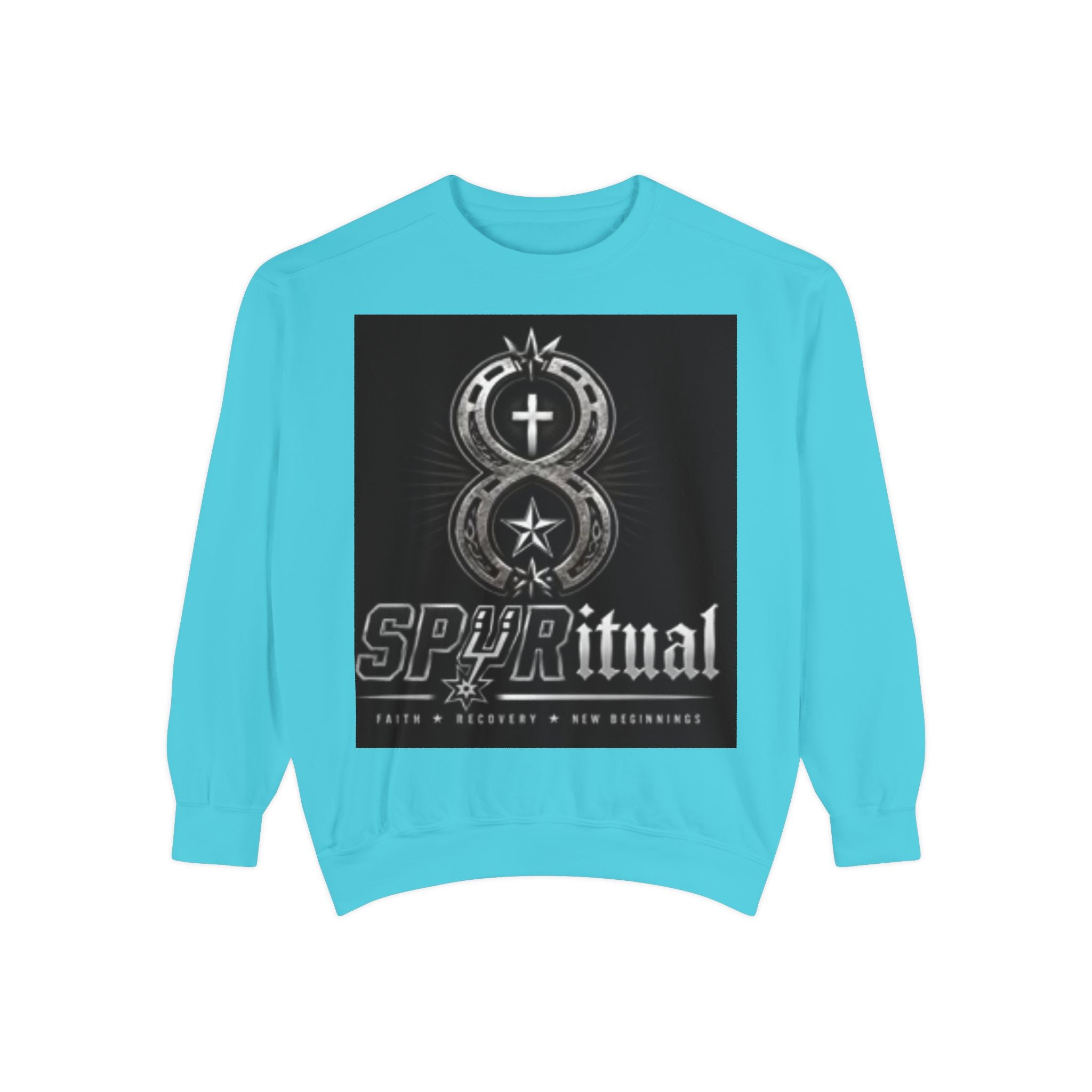 Spiritual Graphic Sweatshirt — 'SPIRITual' Vintage Emblem Crewneck