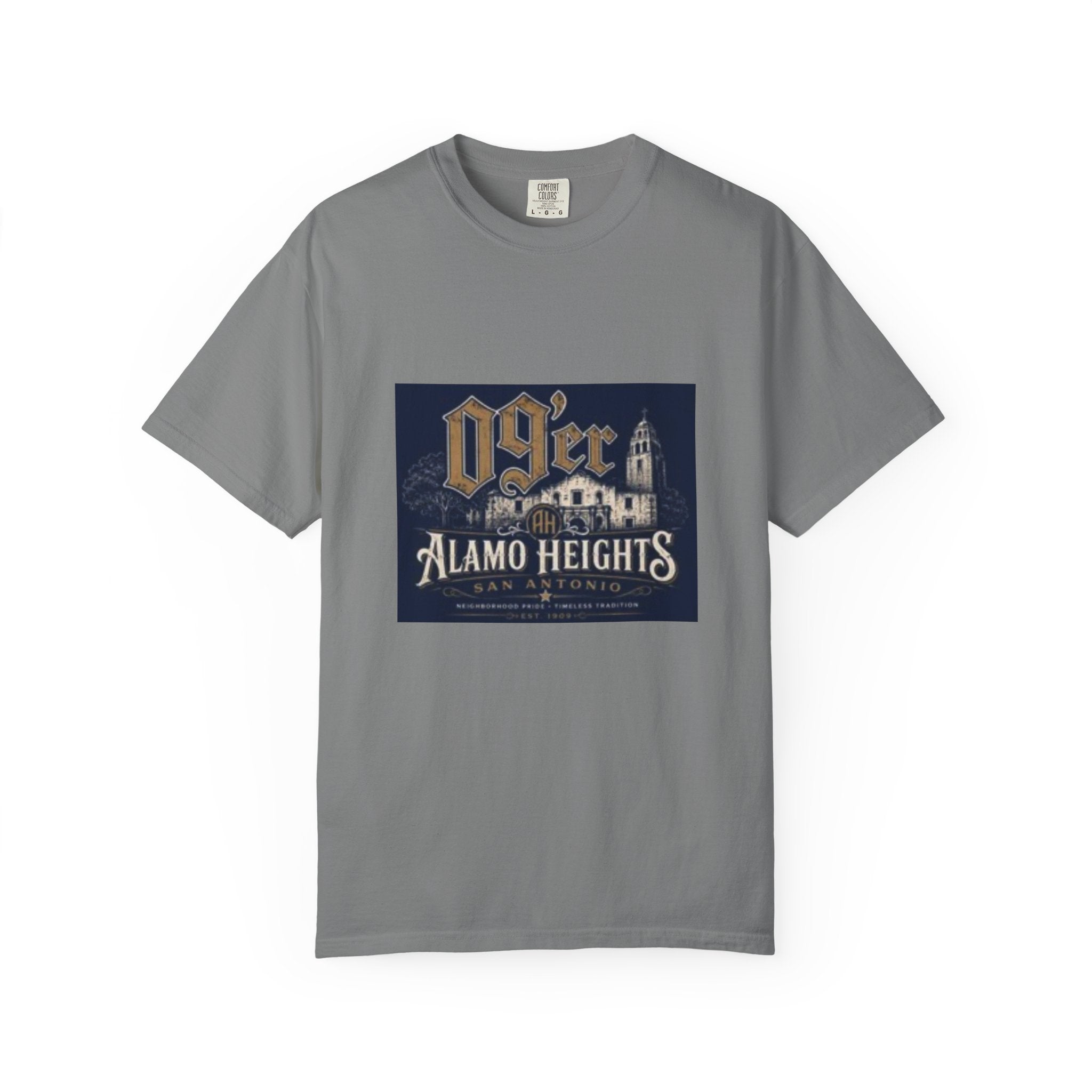 Alamo Heights 09er Vintage Tee – San Antonio Neighborhood T-Shirt