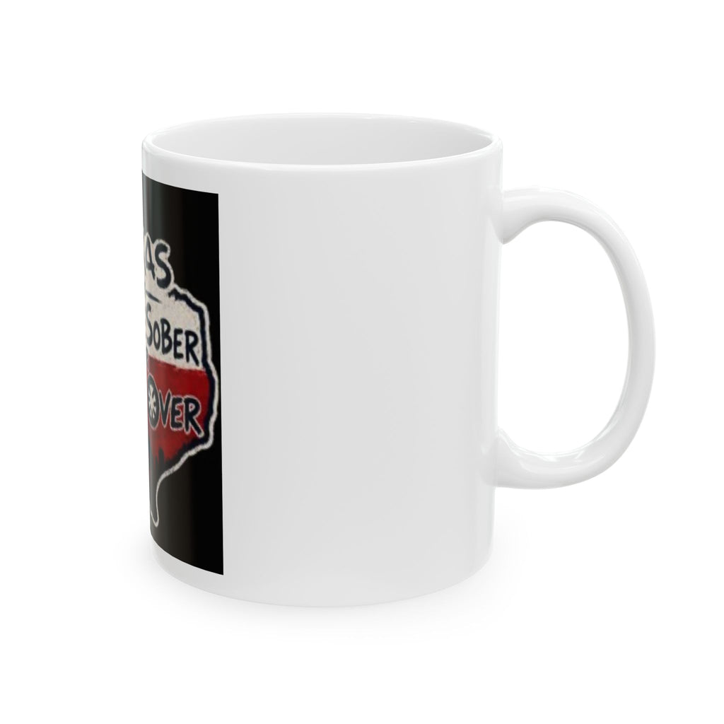 Texas Drive Sober or Bend Over Ceramic Mug — Funny Texas Pride Coffee Cup (11oz/15oz)