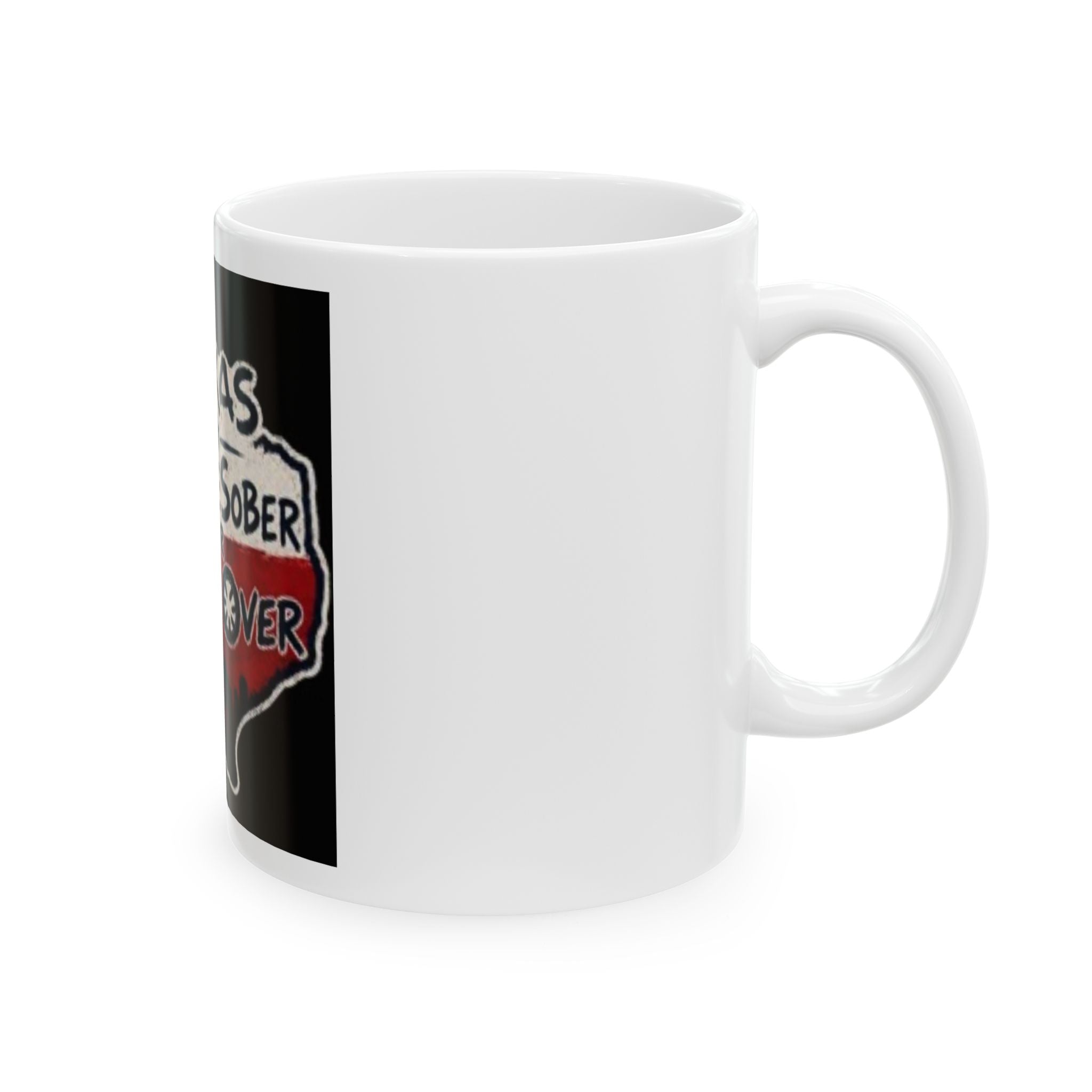 Texas Drive Sober or Bend Over Ceramic Mug — Funny Texas Pride Coffee Cup (11oz/15oz)