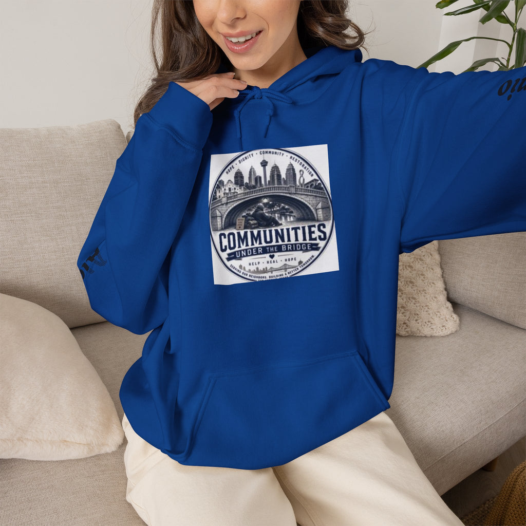 Communities Graphic Hoodie — San Antonio & Alamo Heights Cityscape Hooded Sweatshirt