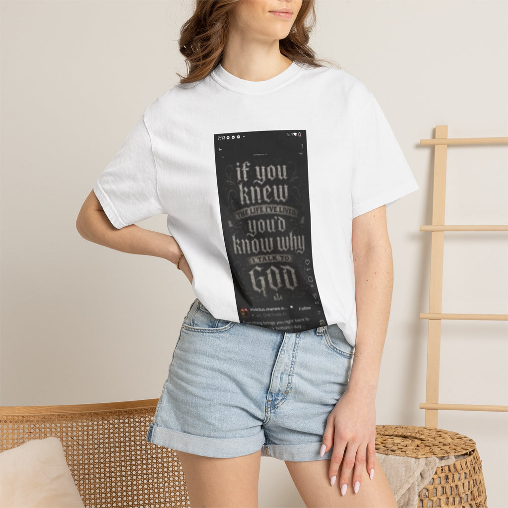Christian Inspirational T‑Shirt — "If You Knew" Scripture Quote Tee