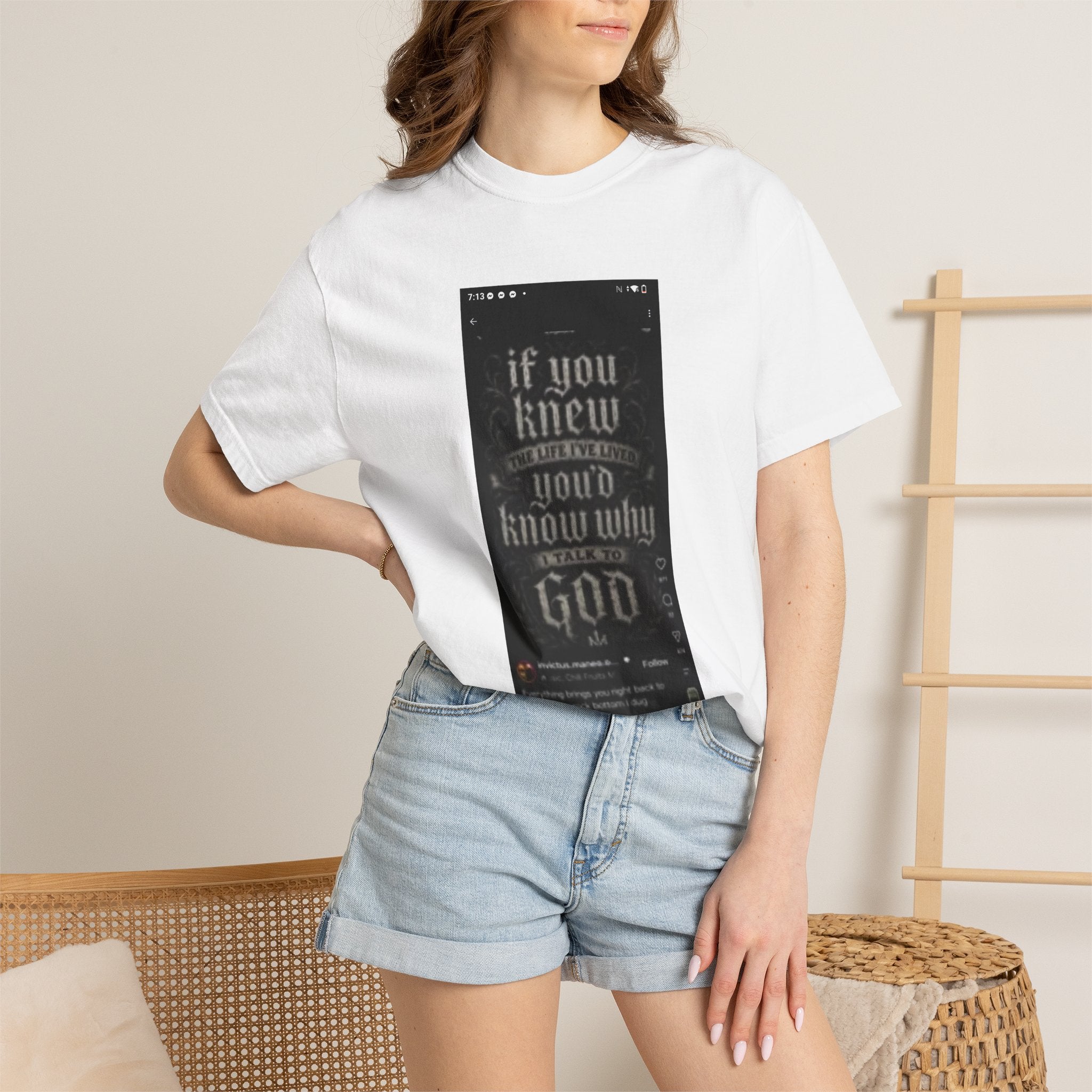 Christian Inspirational T‑Shirt — "If You Knew" Scripture Quote Tee