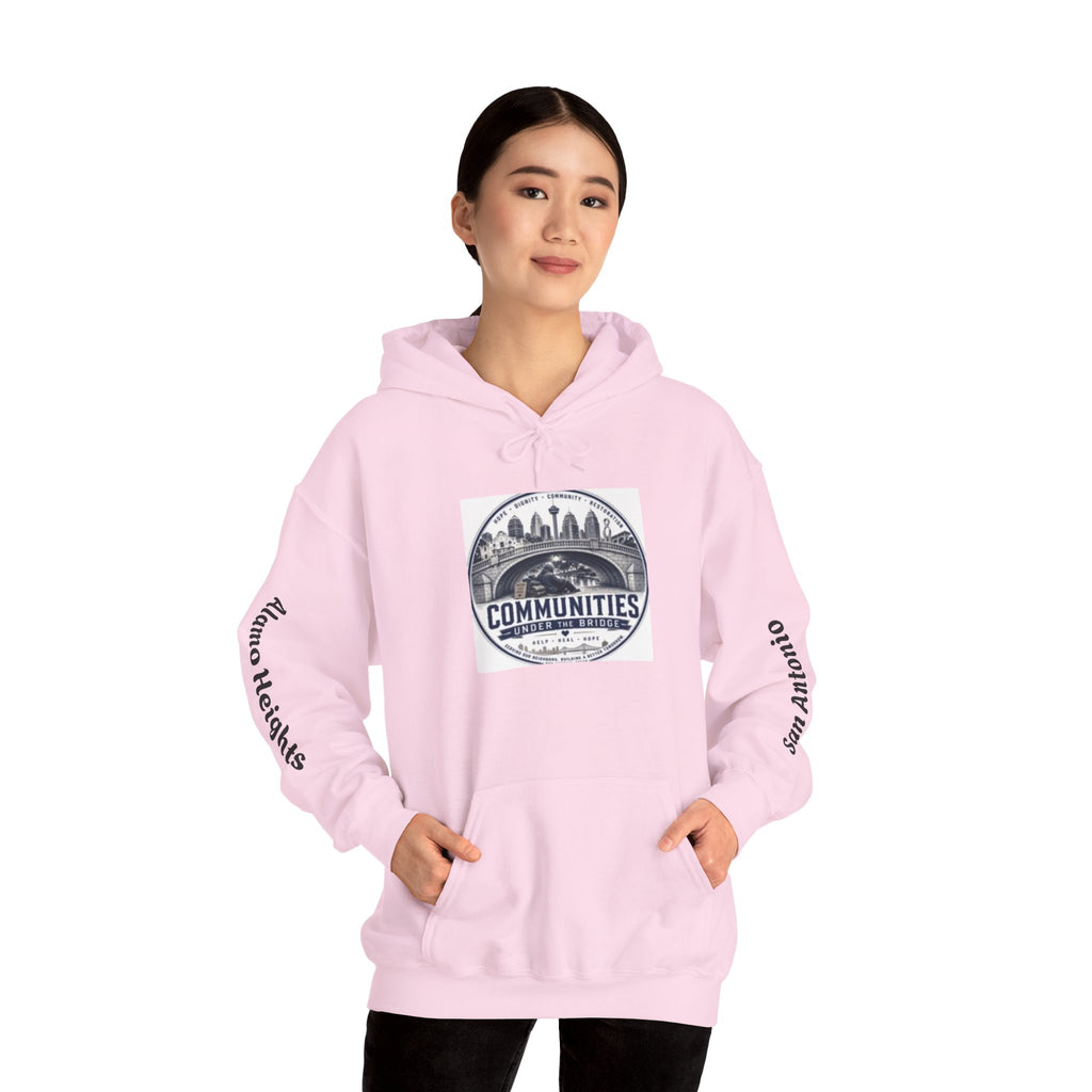 Communities Graphic Hoodie — San Antonio & Alamo Heights Cityscape Hooded Sweatshirt