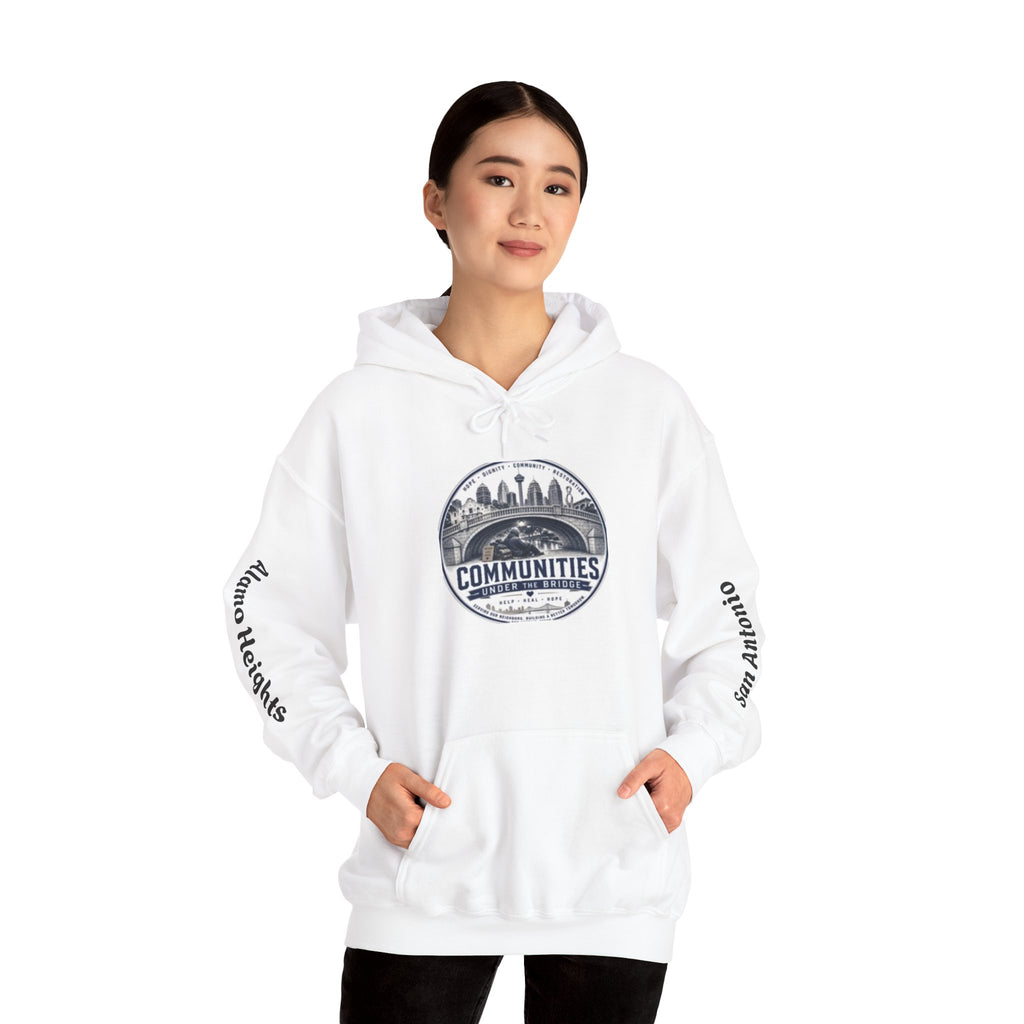 Communities Graphic Hoodie — San Antonio & Alamo Heights Cityscape Hooded Sweatshirt