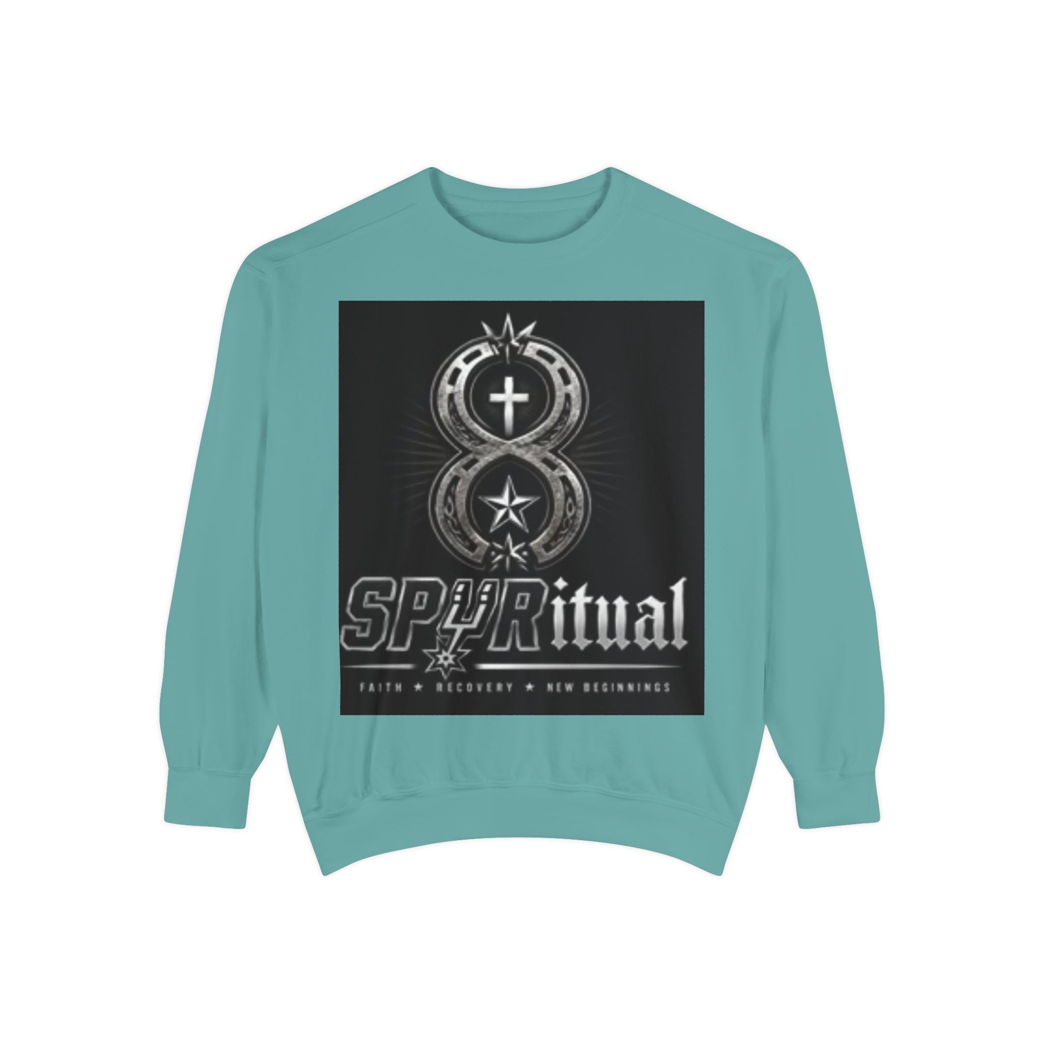 Spiritual Graphic Sweatshirt — 'SPIRITual' Vintage Emblem Crewneck