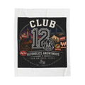 Club 12 AA Recovery Velveteen Plush Blanket — Alcoholics Anonymous San Antonio Comfort Throw