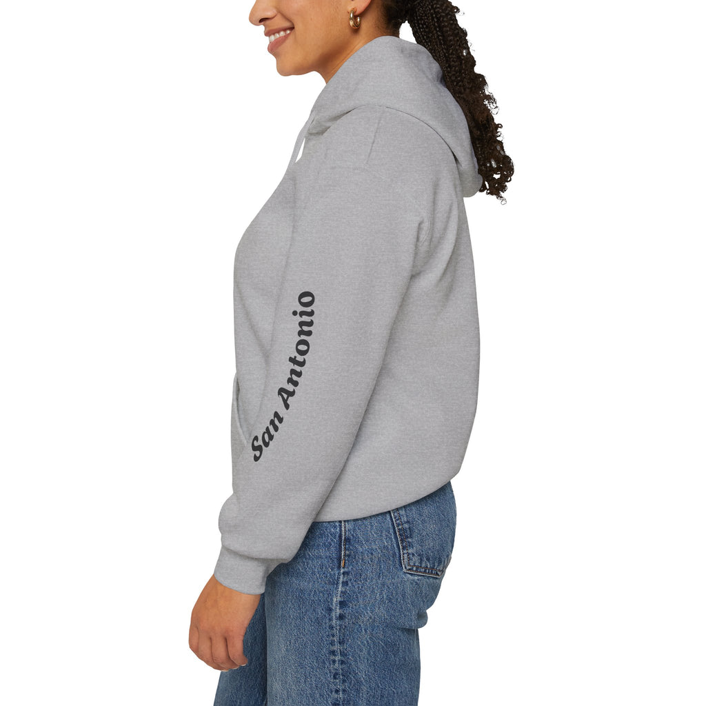 Communities Graphic Hoodie — San Antonio & Alamo Heights Cityscape Hooded Sweatshirt