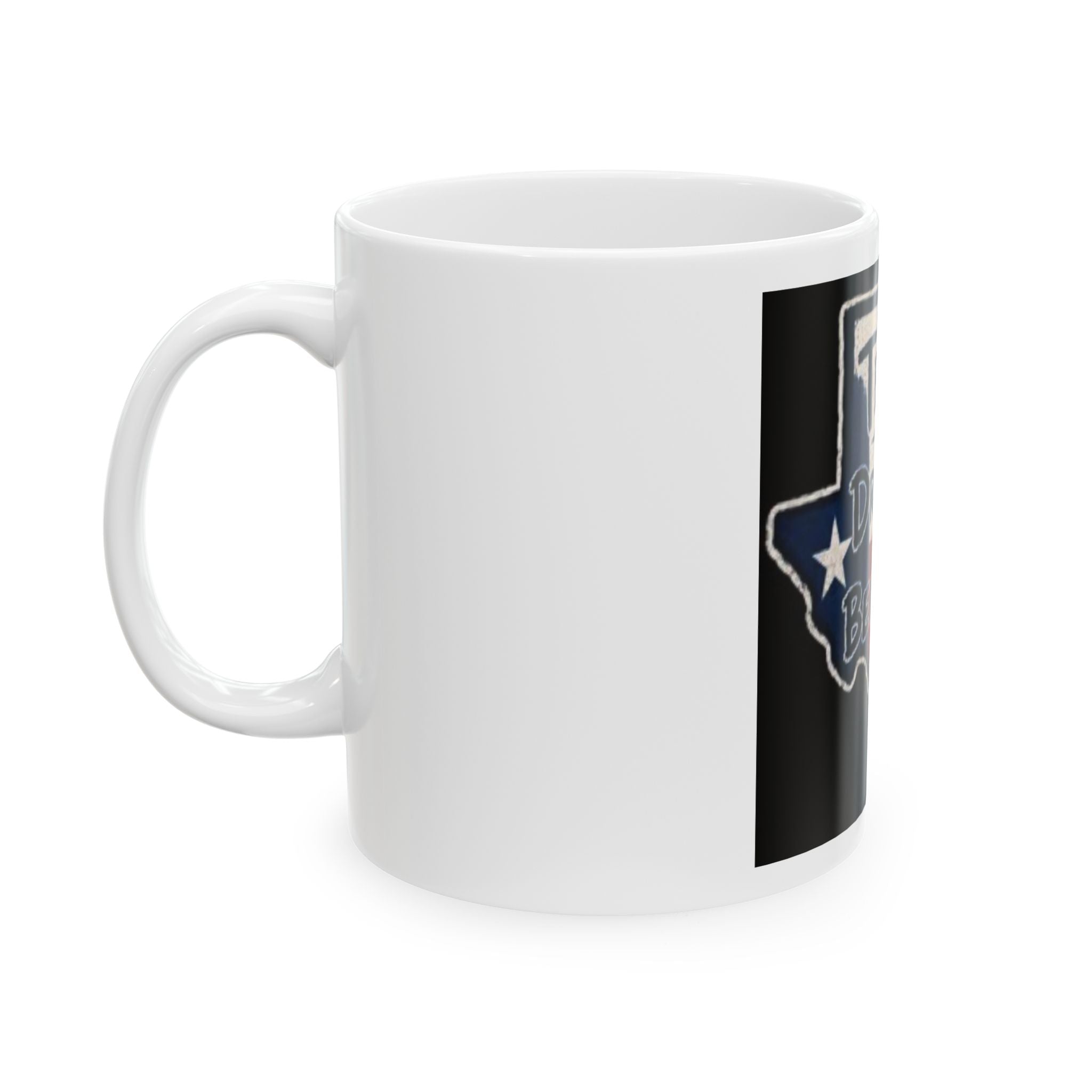 Texas Drive Sober or Bend Over Ceramic Mug — Funny Texas Pride Coffee Cup (11oz/15oz)