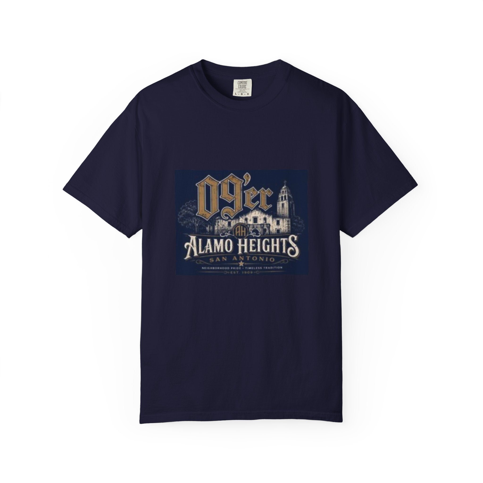 Alamo Heights 09er Vintage Tee – San Antonio Neighborhood T-Shirt