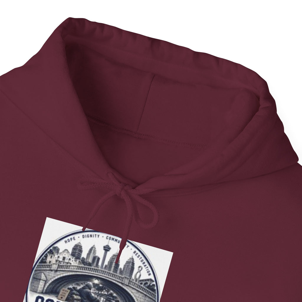 Communities Graphic Hoodie — San Antonio & Alamo Heights Cityscape Hooded Sweatshirt