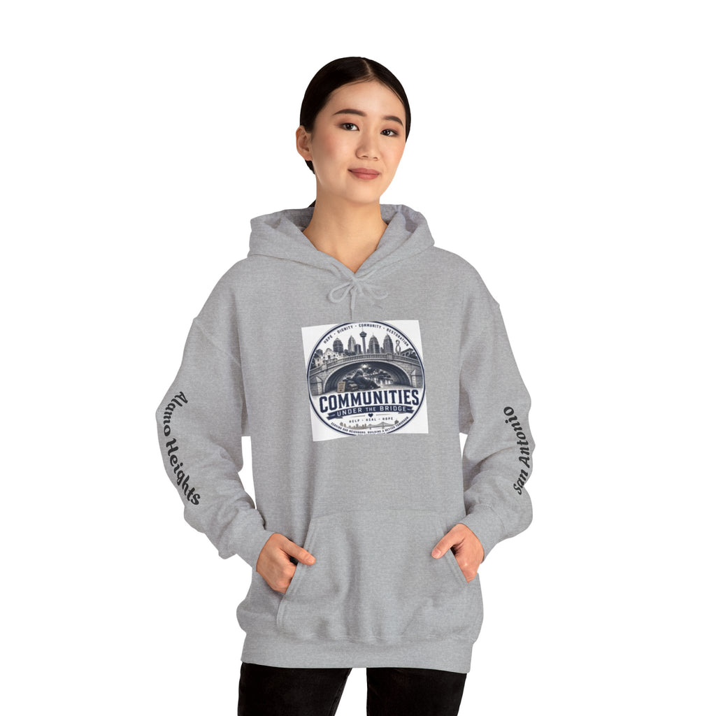Communities Graphic Hoodie — San Antonio & Alamo Heights Cityscape Hooded Sweatshirt