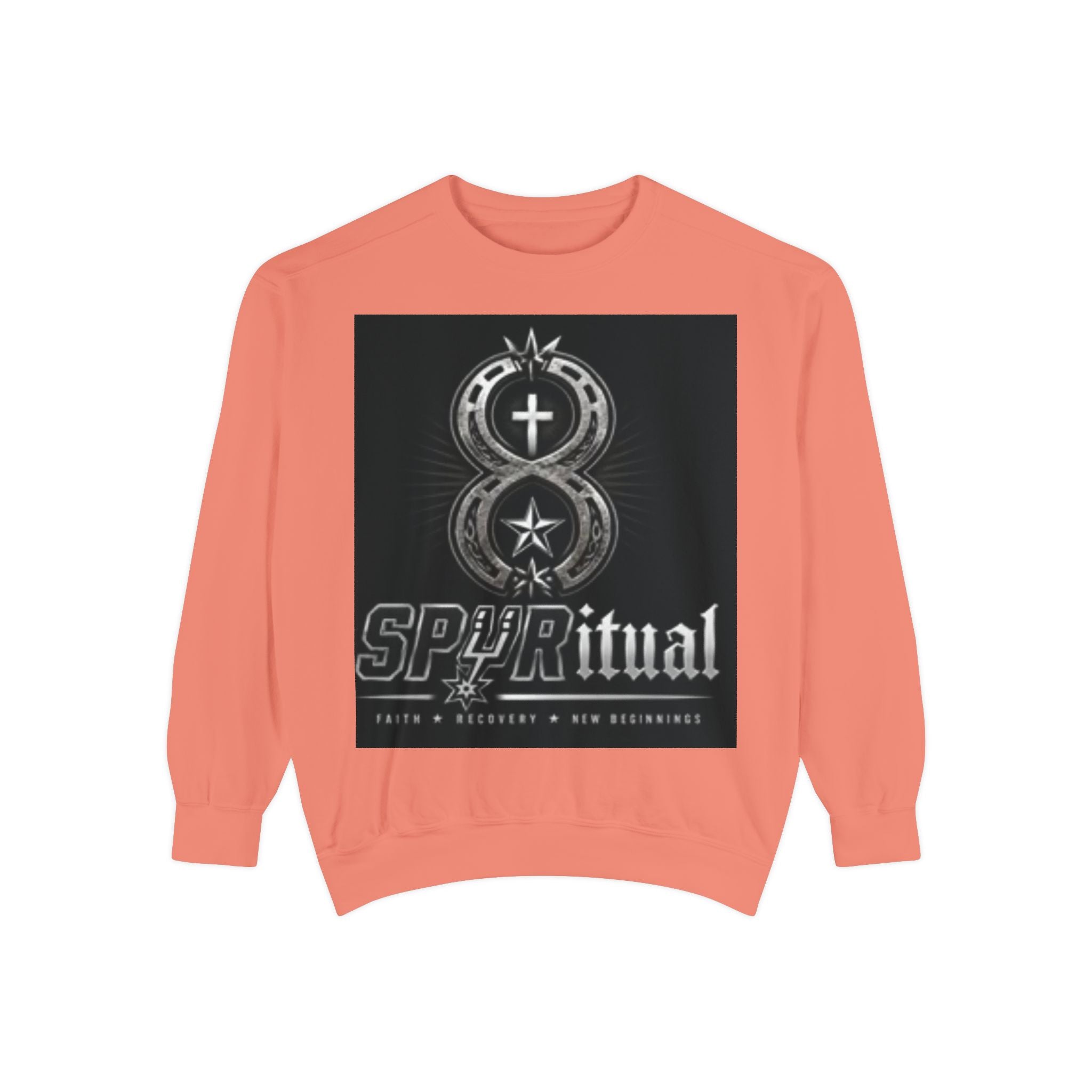 Spiritual Graphic Sweatshirt — 'SPIRITual' Vintage Emblem Crewneck