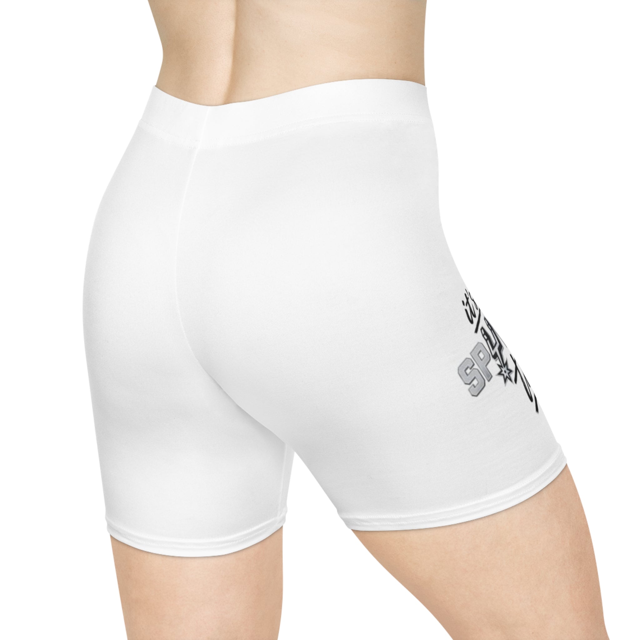 Spiritual Vibes Women's Biker Shorts — "It's a Spiritual Thing" Fitness Shorts