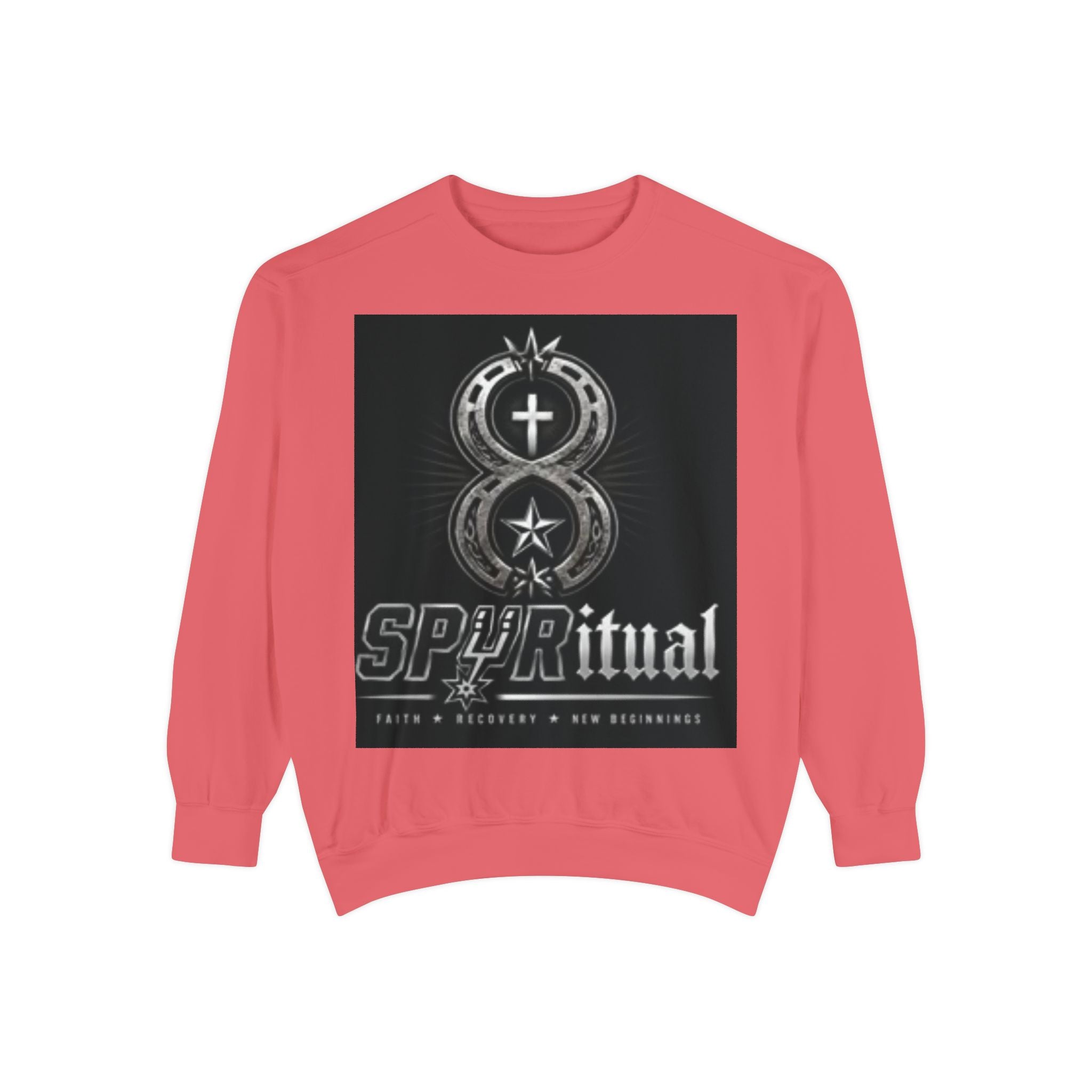 Spiritual Graphic Sweatshirt — 'SPIRITual' Vintage Emblem Crewneck