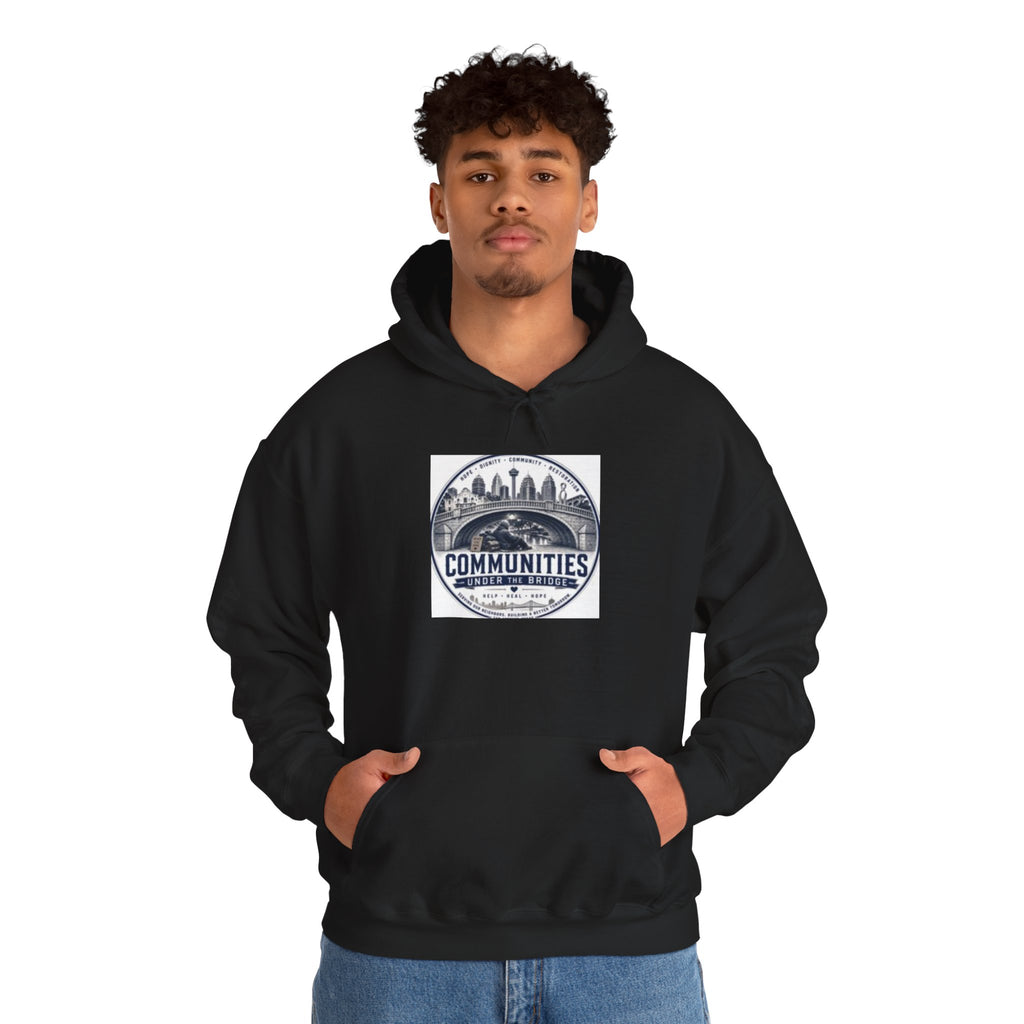 Communities Graphic Hoodie — San Antonio & Alamo Heights Cityscape Hooded Sweatshirt