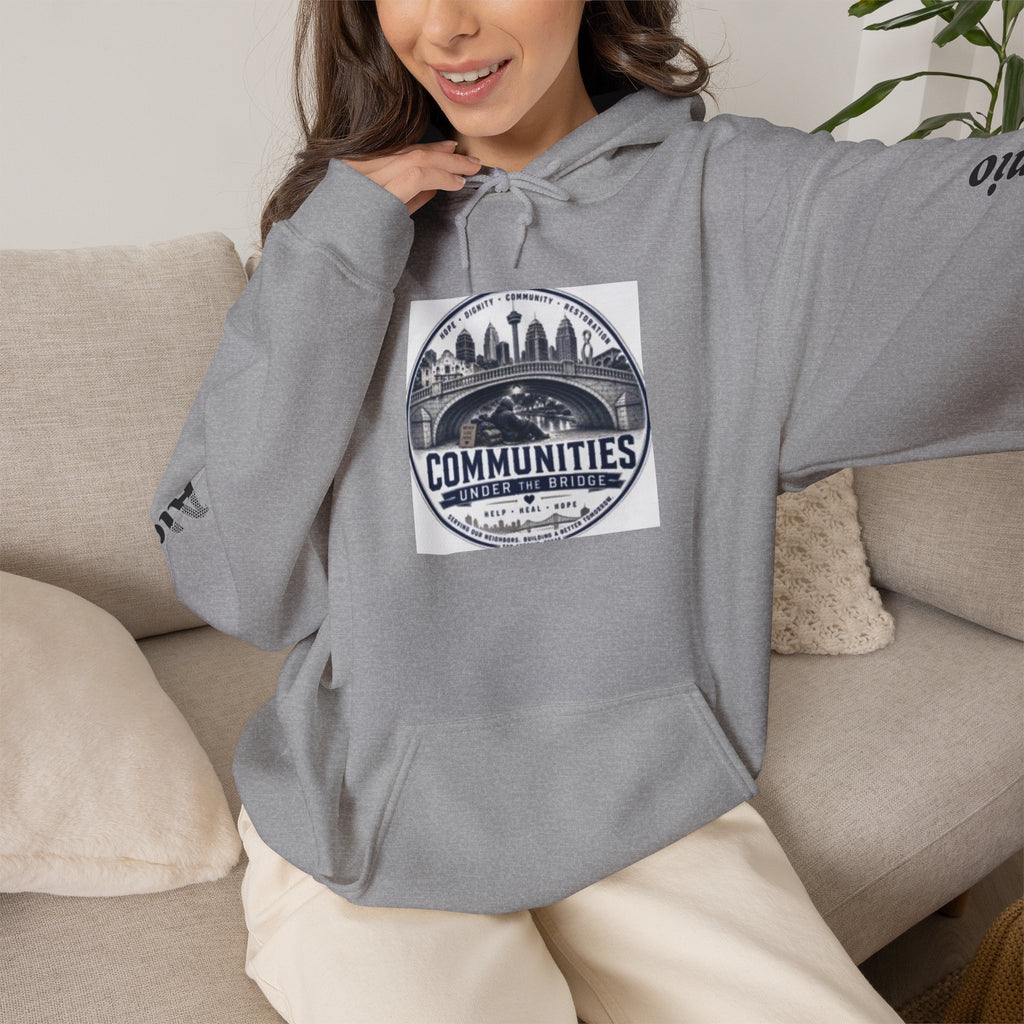 Communities Graphic Hoodie — San Antonio & Alamo Heights Cityscape Hooded Sweatshirt