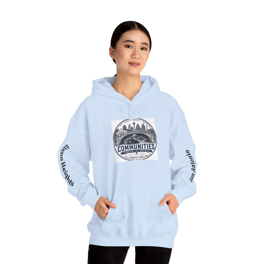 Communities Graphic Hoodie — San Antonio & Alamo Heights Cityscape Hooded Sweatshirt