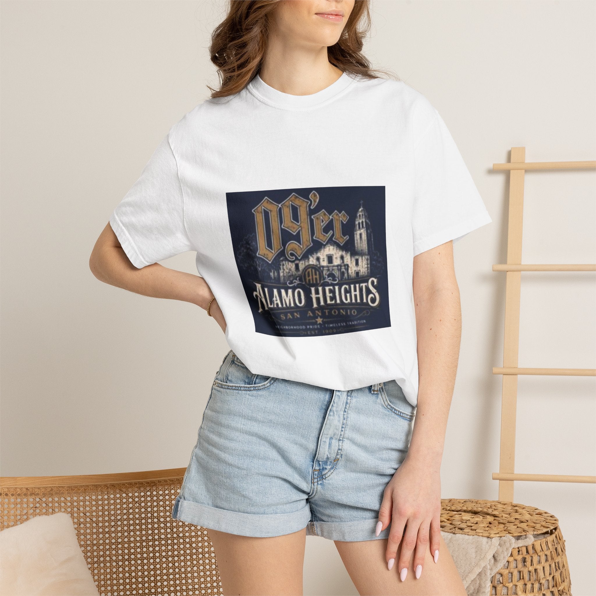 Alamo Heights 09er Vintage Tee – San Antonio Neighborhood T-Shirt