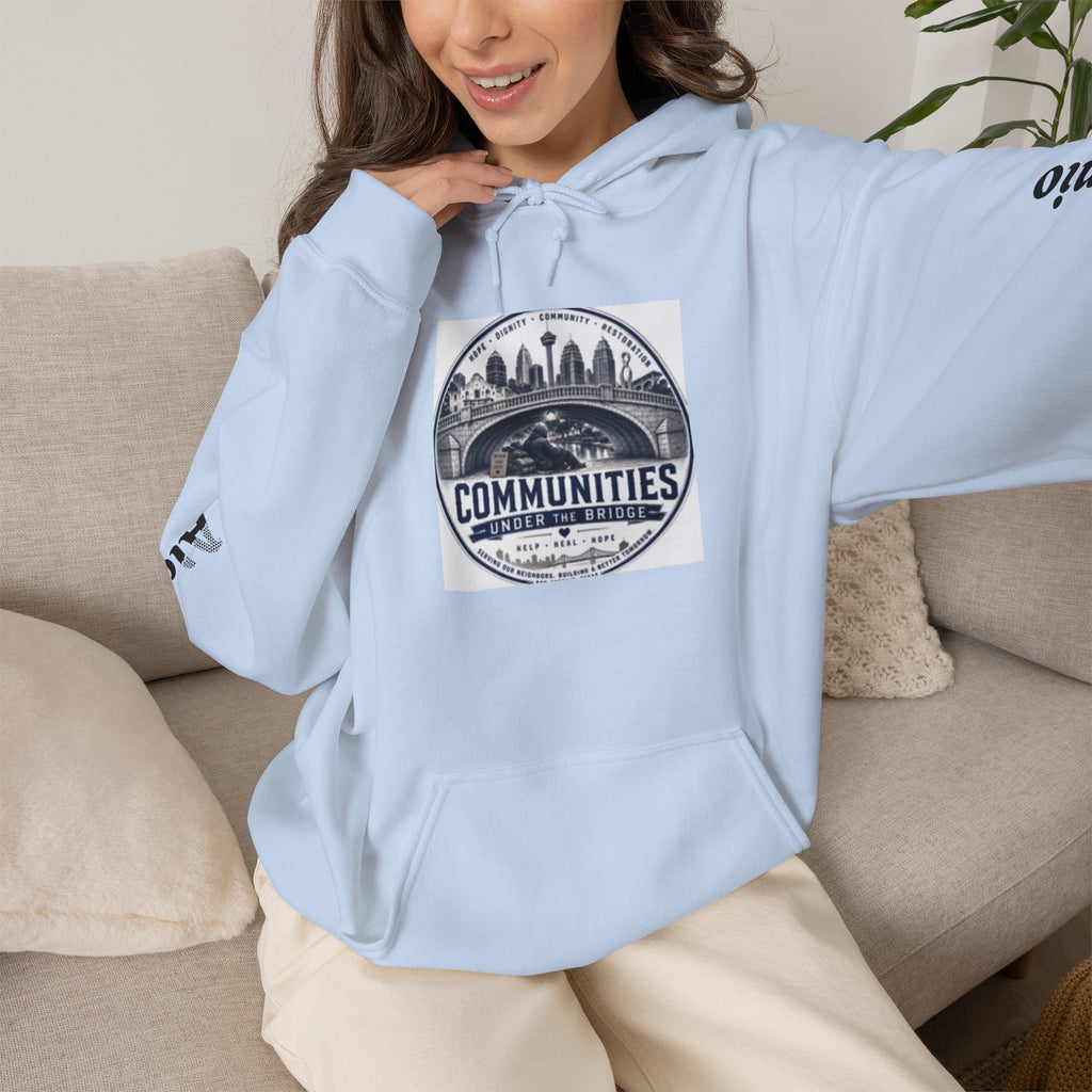 Communities Graphic Hoodie — San Antonio & Alamo Heights Cityscape Hooded Sweatshirt