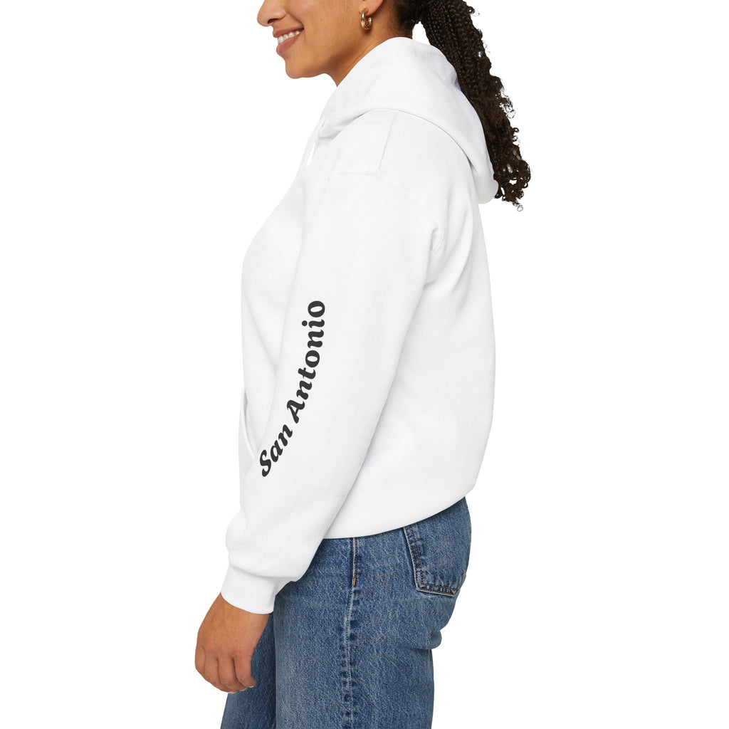 Communities Graphic Hoodie — San Antonio & Alamo Heights Cityscape Hooded Sweatshirt