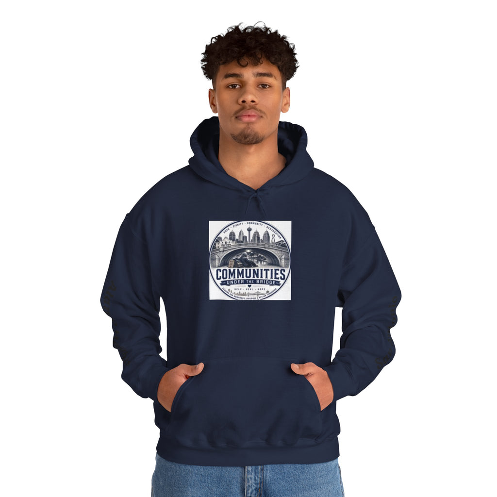 Communities Graphic Hoodie — San Antonio & Alamo Heights Cityscape Hooded Sweatshirt