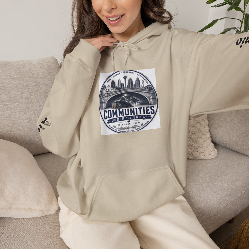Communities Graphic Hoodie — San Antonio & Alamo Heights Cityscape Hooded Sweatshirt