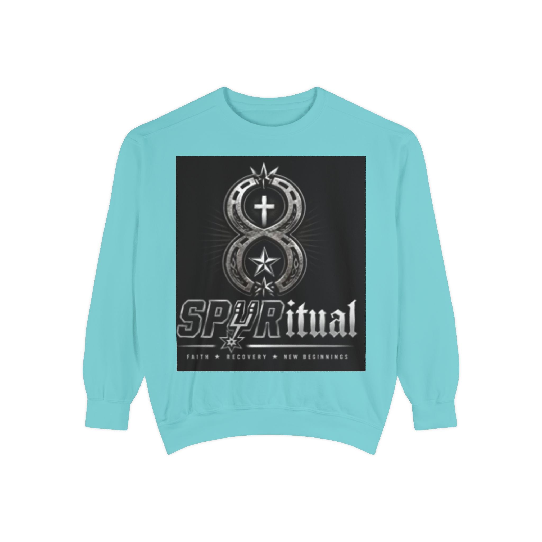 Spiritual Graphic Sweatshirt — 'SPIRITual' Vintage Emblem Crewneck