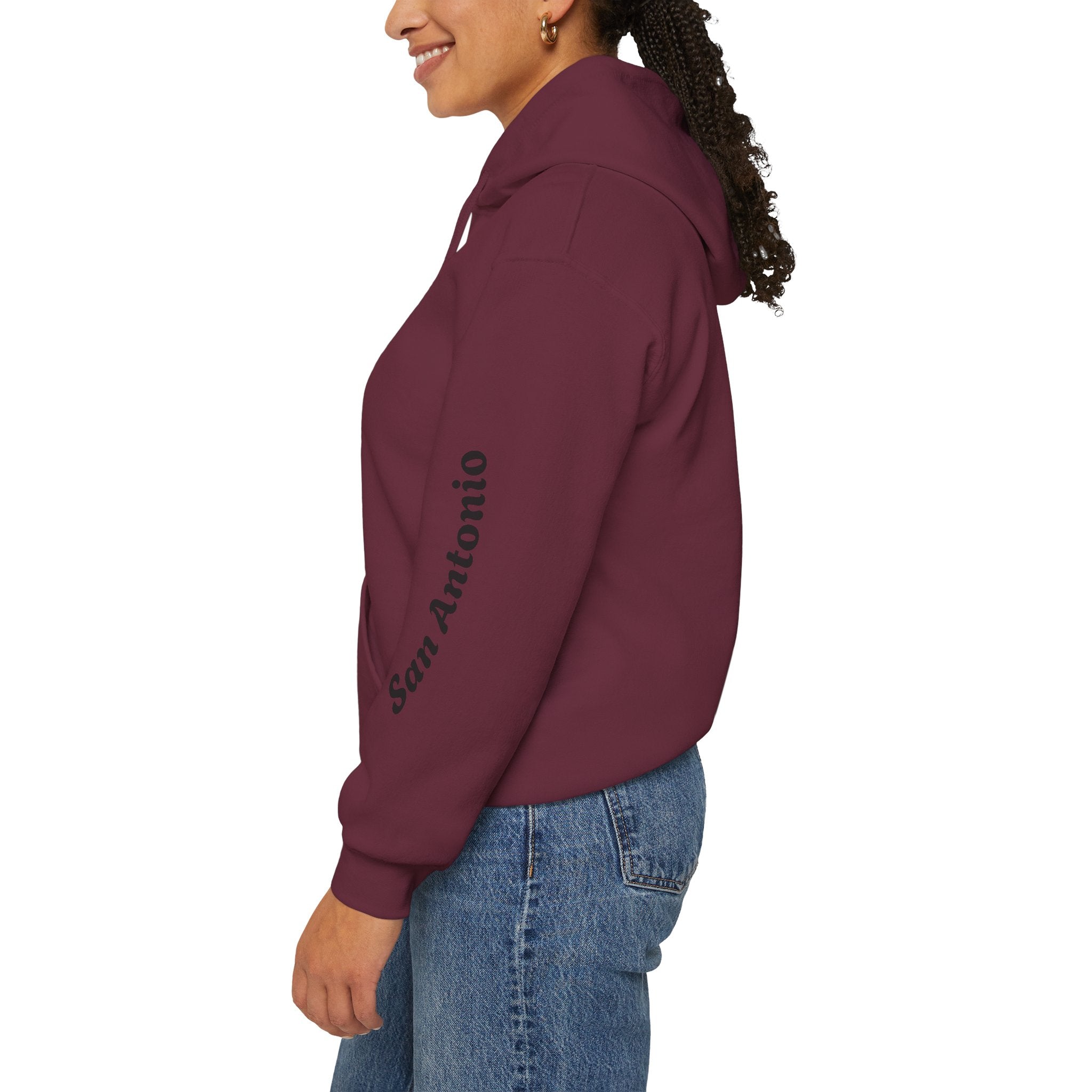 Communities Graphic Hoodie — San Antonio & Alamo Heights Cityscape Hooded Sweatshirt