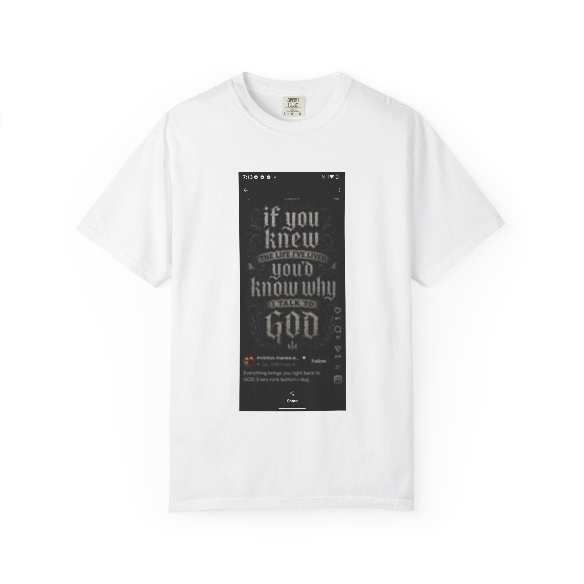 Christian Inspirational T‑Shirt — "If You Knew" Scripture Quote Tee