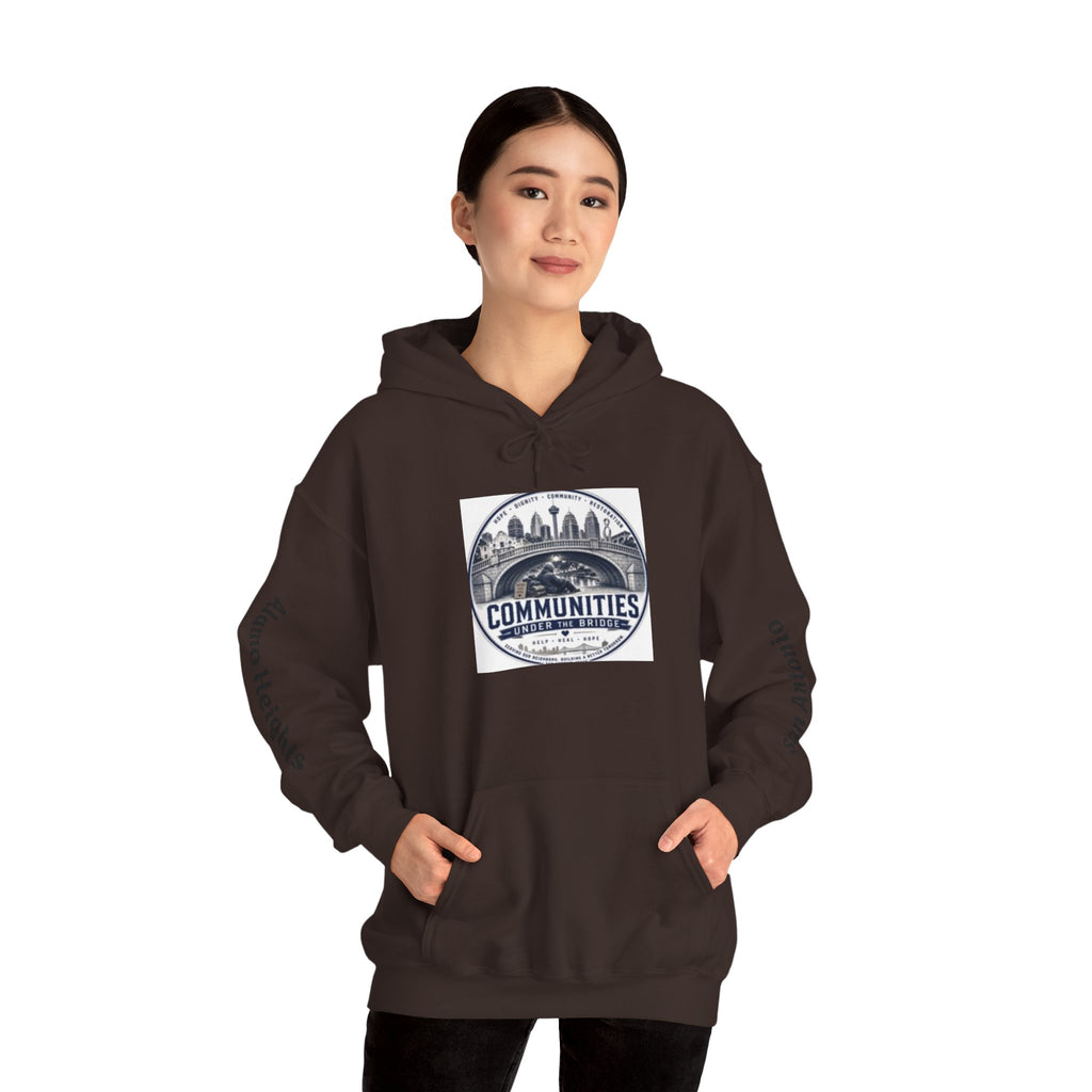 Communities Graphic Hoodie — San Antonio & Alamo Heights Cityscape Hooded Sweatshirt