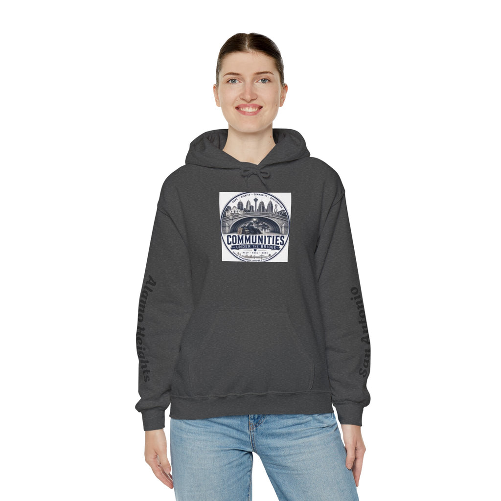 Communities Graphic Hoodie — San Antonio & Alamo Heights Cityscape Hooded Sweatshirt