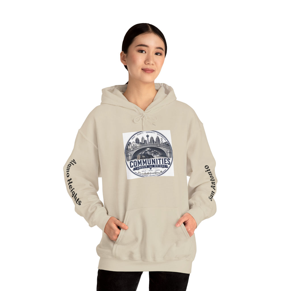 Communities Graphic Hoodie — San Antonio & Alamo Heights Cityscape Hooded Sweatshirt
