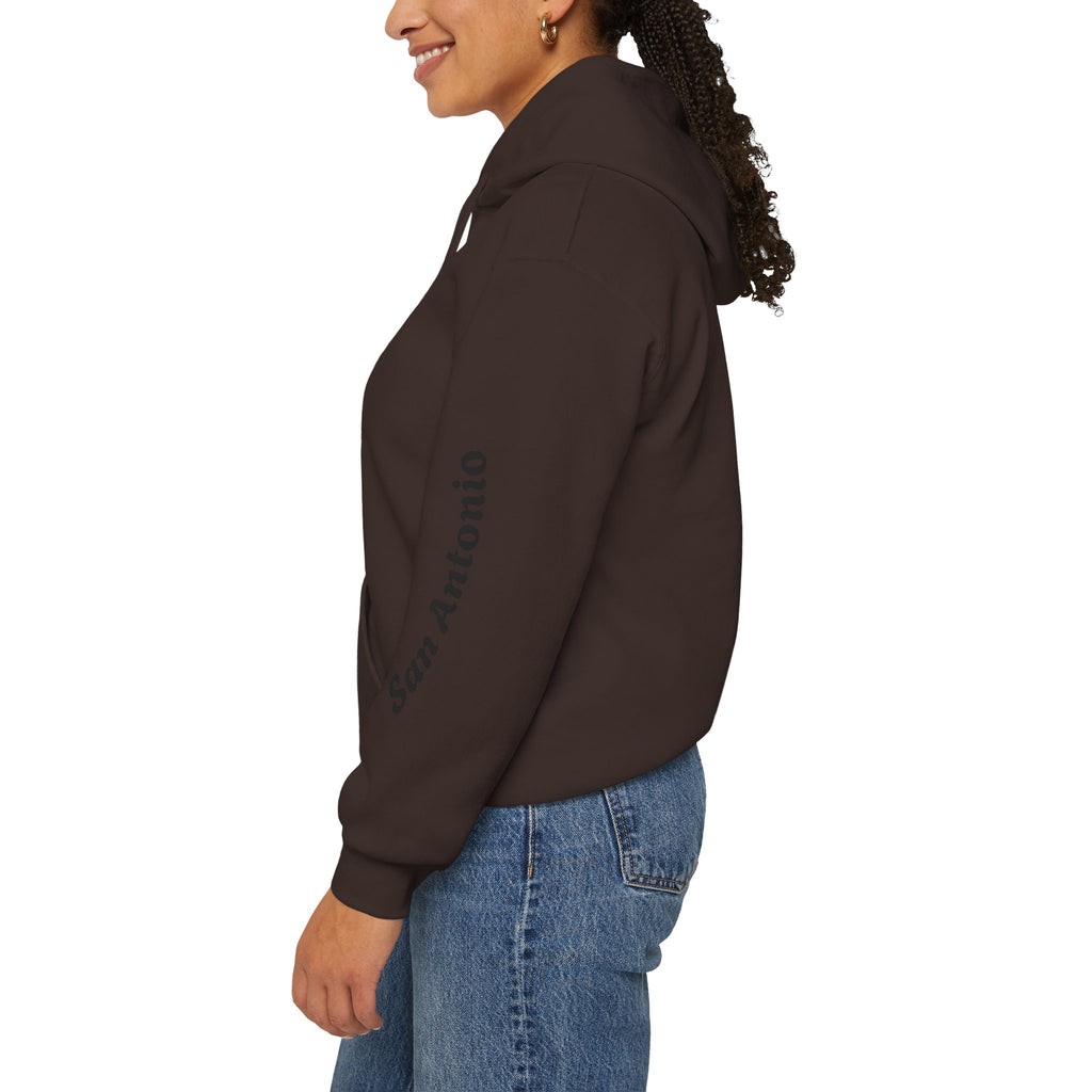 Communities Graphic Hoodie — San Antonio & Alamo Heights Cityscape Hooded Sweatshirt