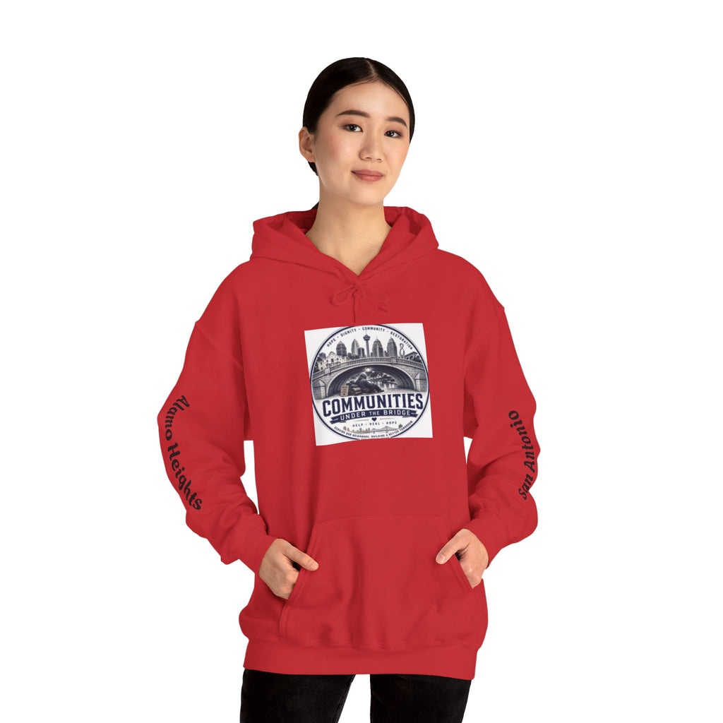 Communities Graphic Hoodie — San Antonio & Alamo Heights Cityscape Hooded Sweatshirt