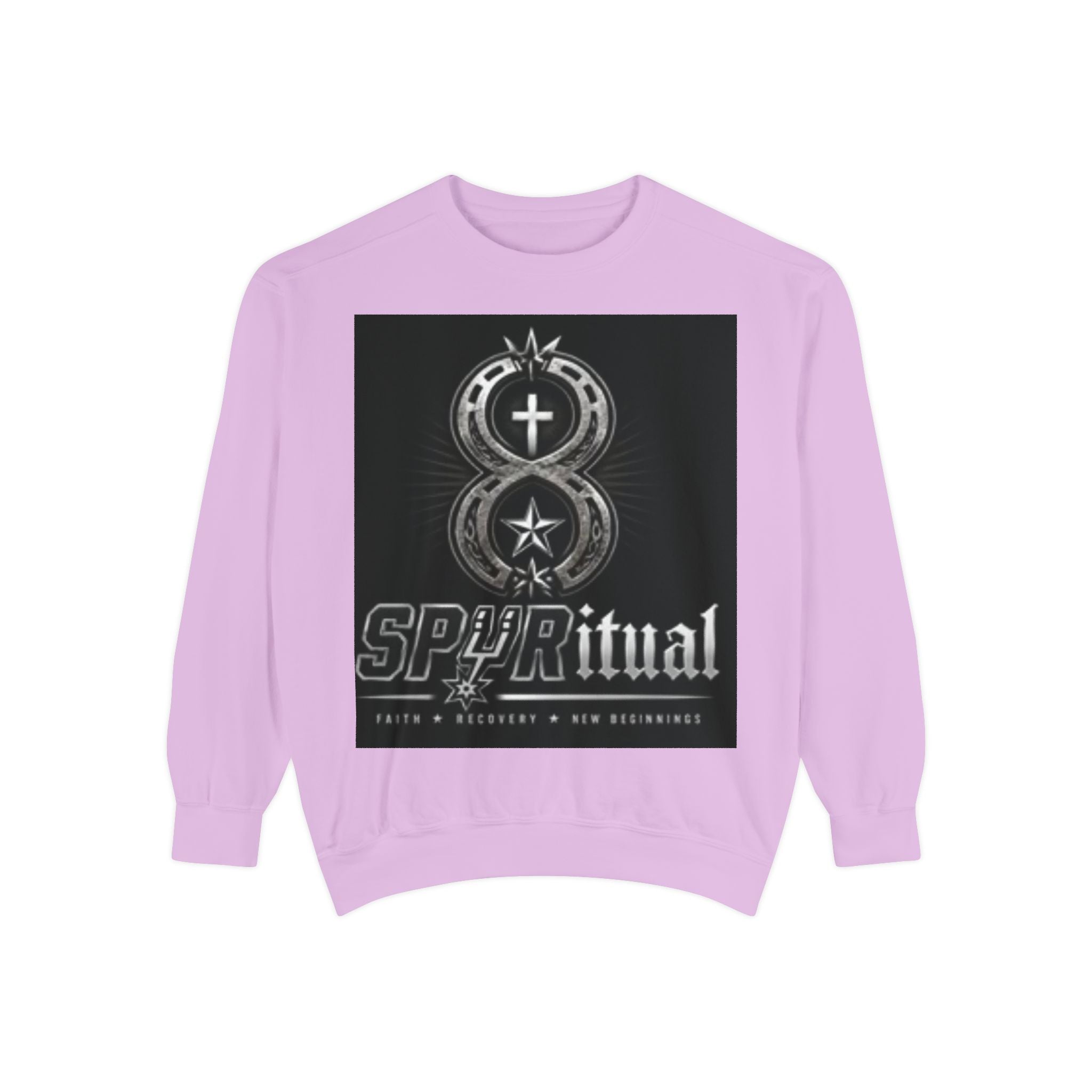 Spiritual Graphic Sweatshirt — 'SPIRITual' Vintage Emblem Crewneck