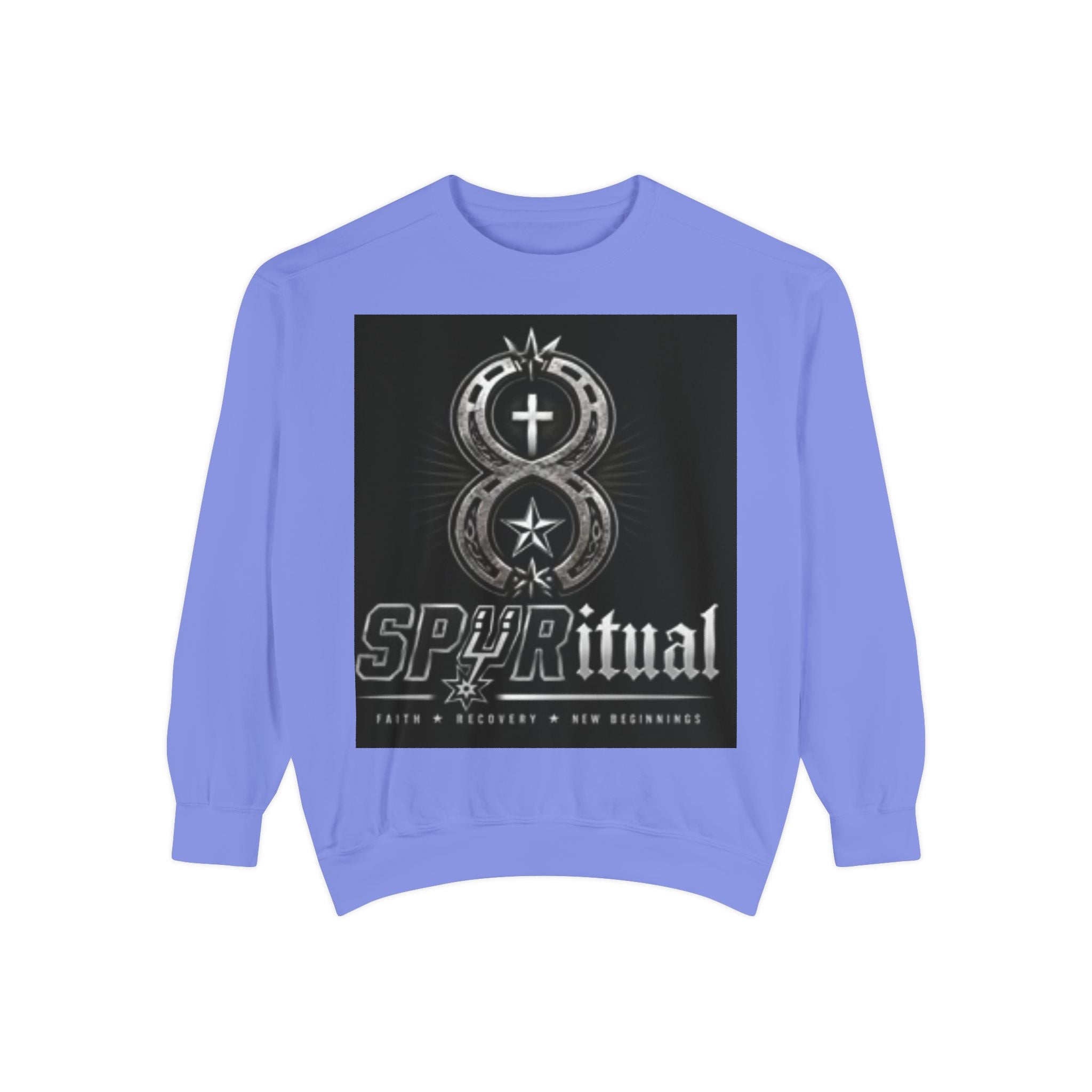 Spiritual Graphic Sweatshirt — 'SPIRITual' Vintage Emblem Crewneck