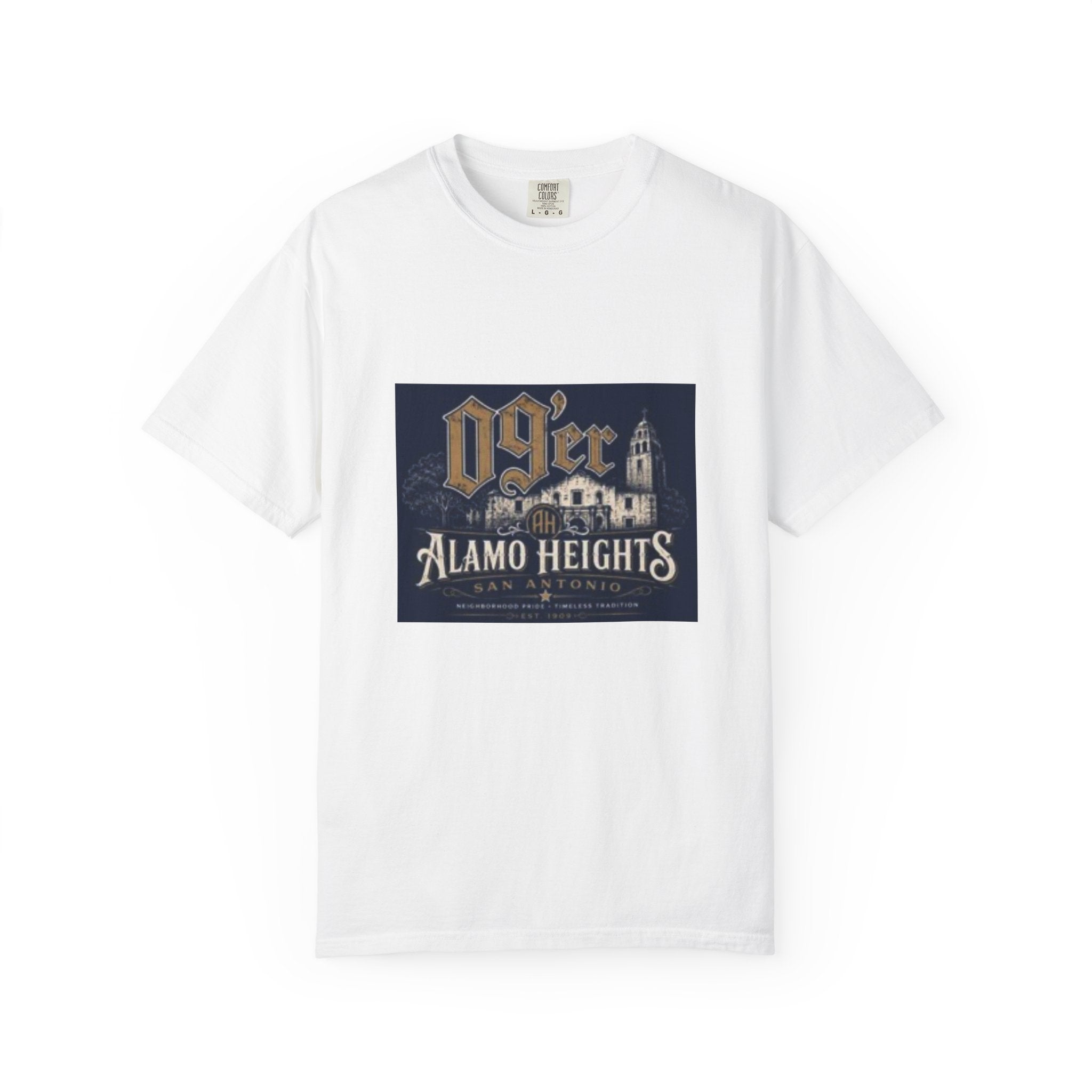 Alamo Heights 09er Vintage Tee – San Antonio Neighborhood T-Shirt