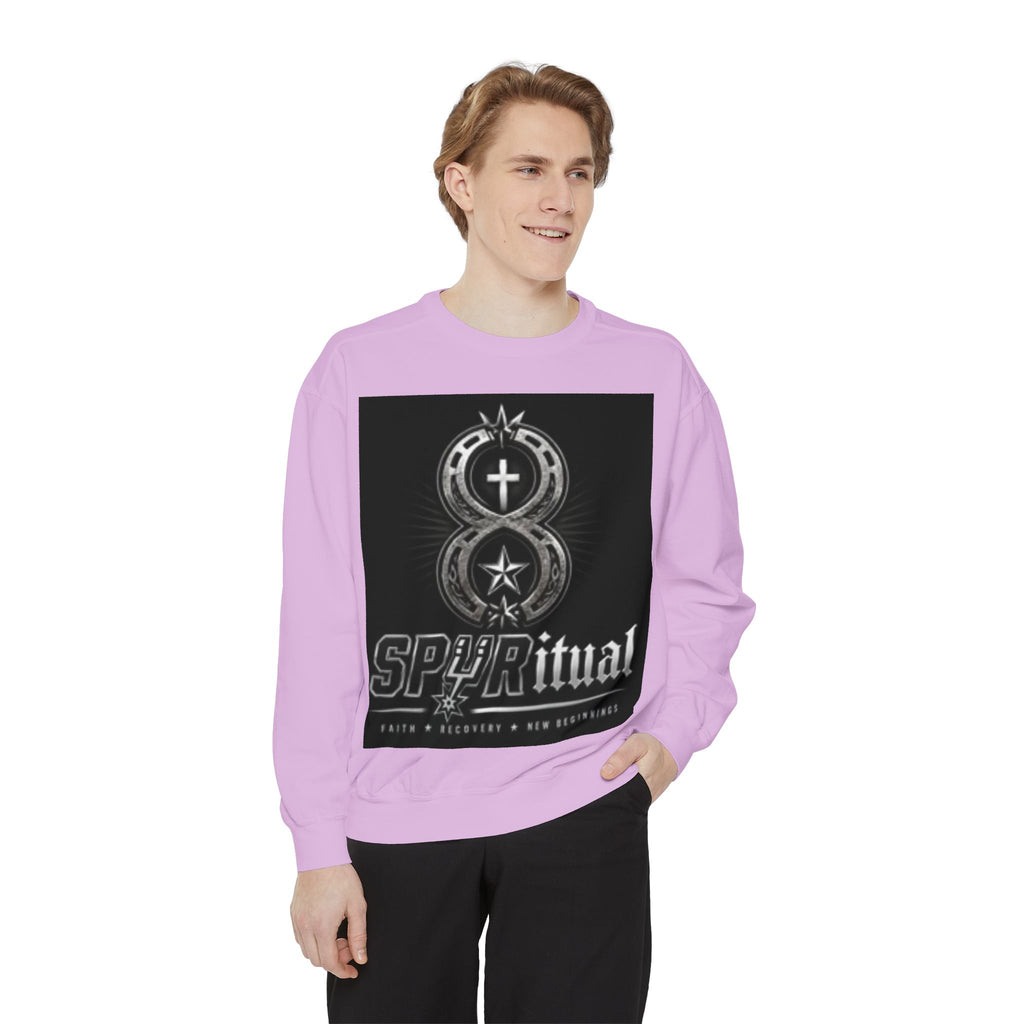 Spiritual Graphic Sweatshirt — 'SPIRITual' Vintage Emblem Crewneck